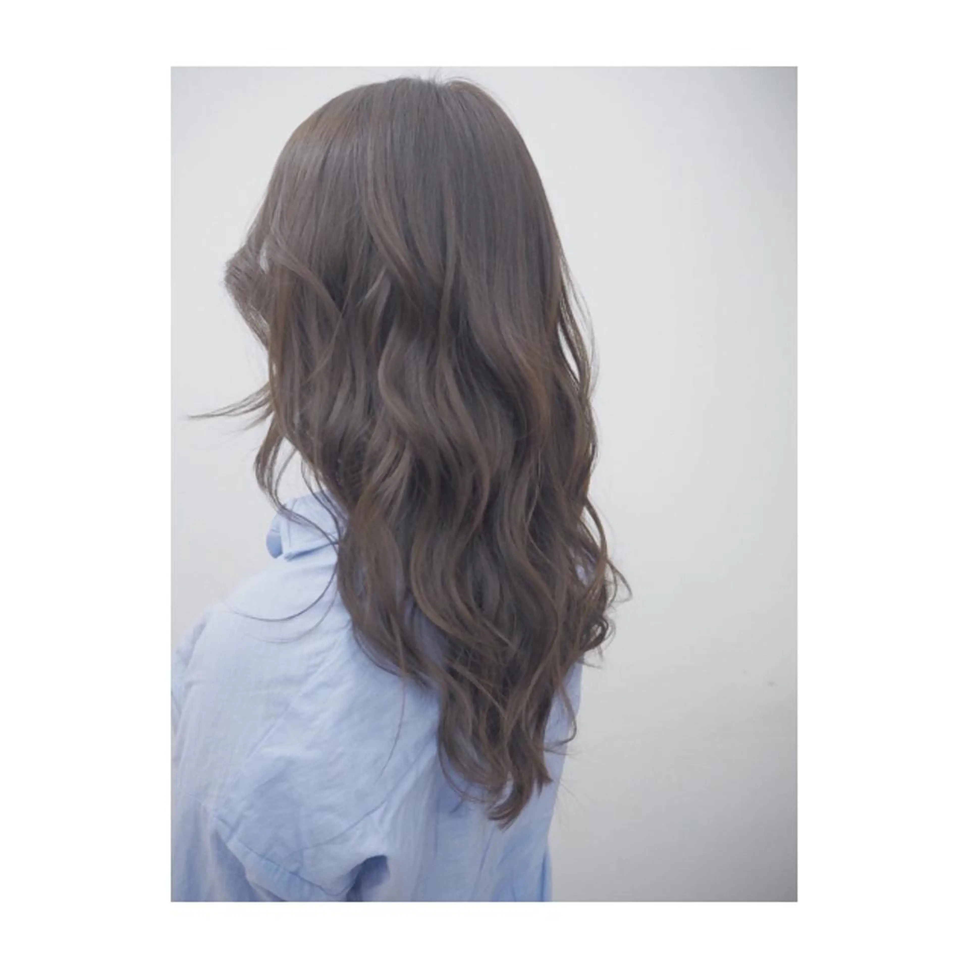 セミロング カラー 永岡 鉄平のヘアスタイル