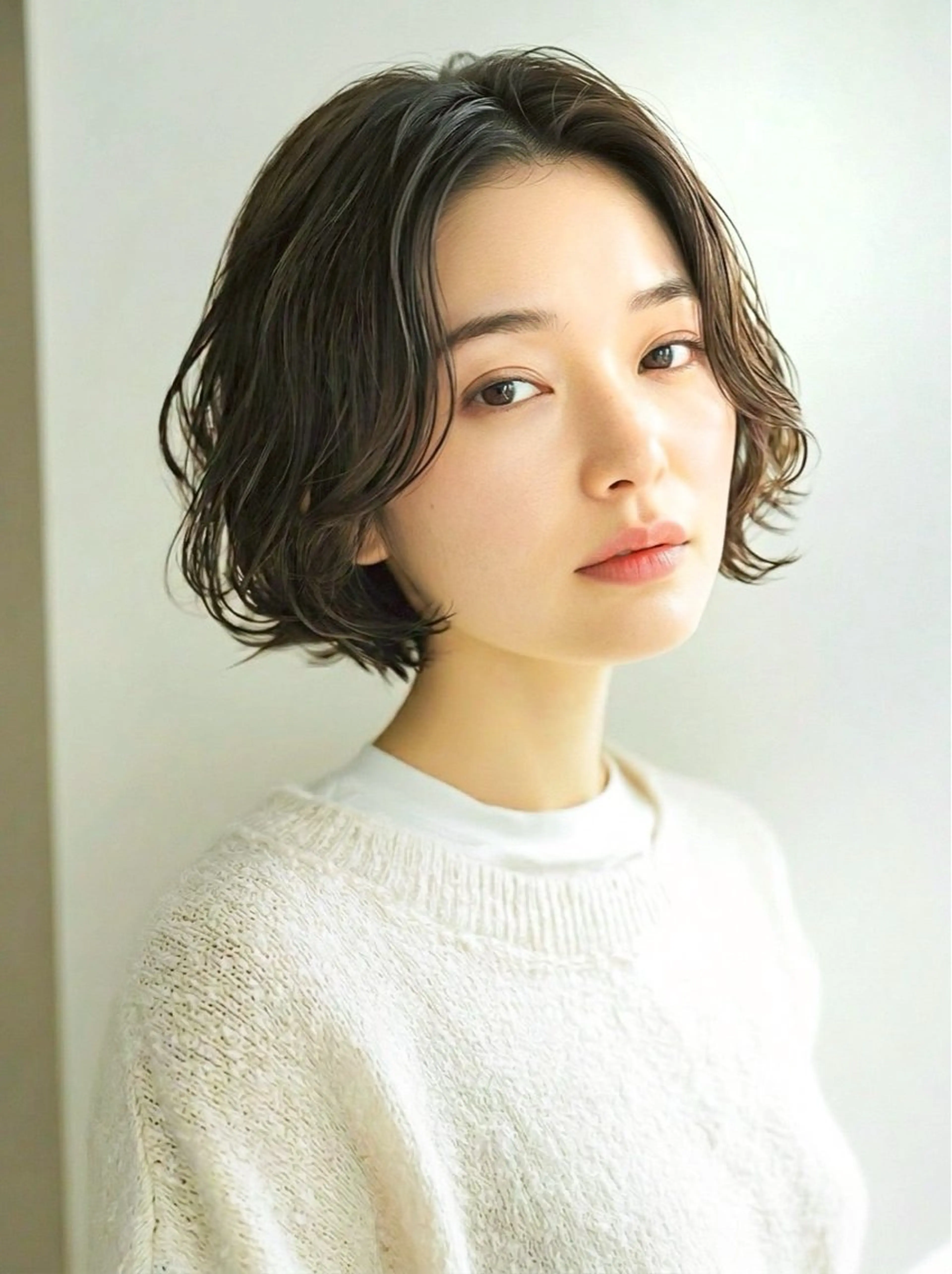 カット＋ケアパーマ＋コーティングトリートメントの写真