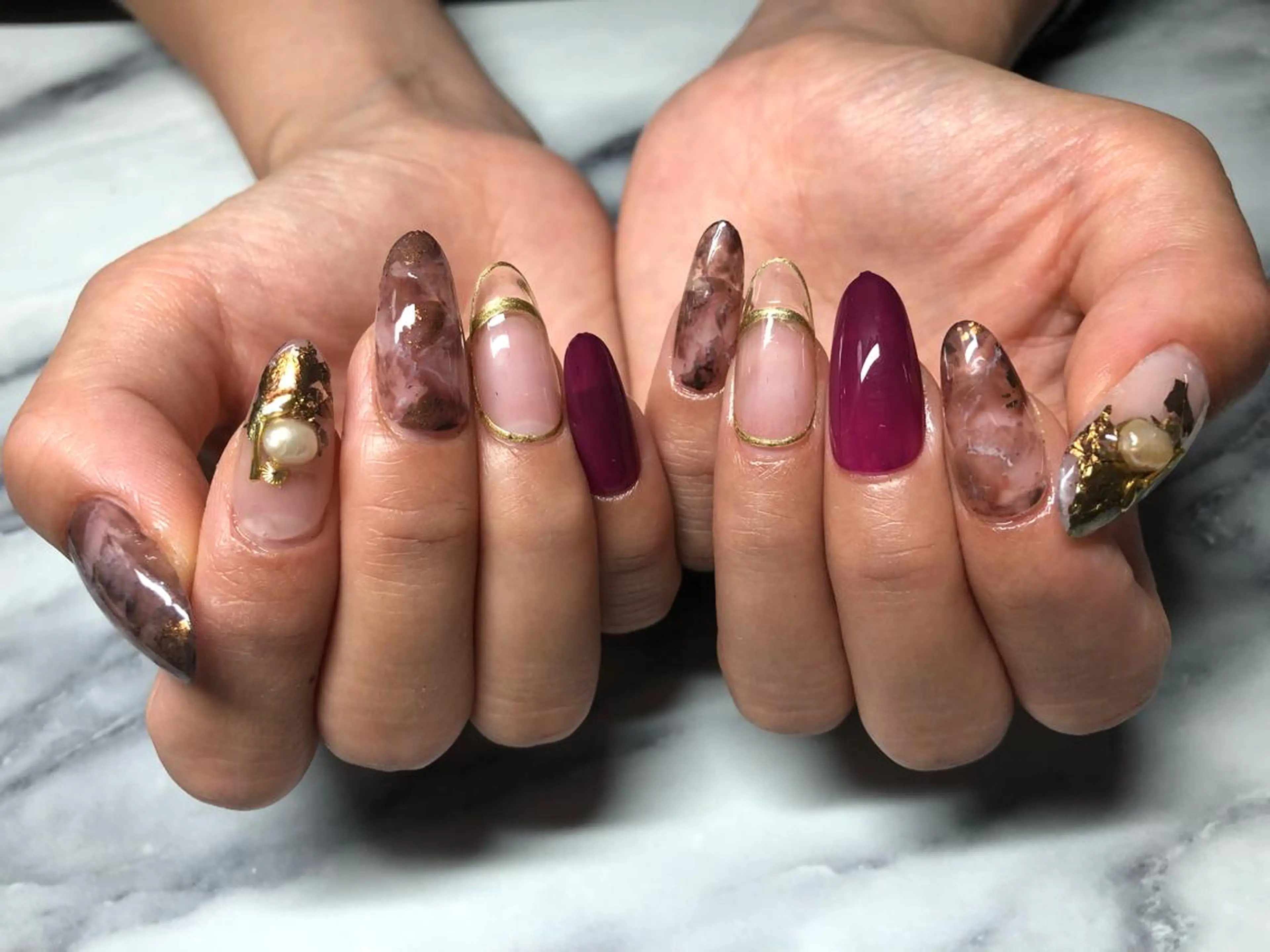 ネイル ジェルネイル ニュアンスネイル 春ネイル ND  NAIL Ayakaのネイルデザイン