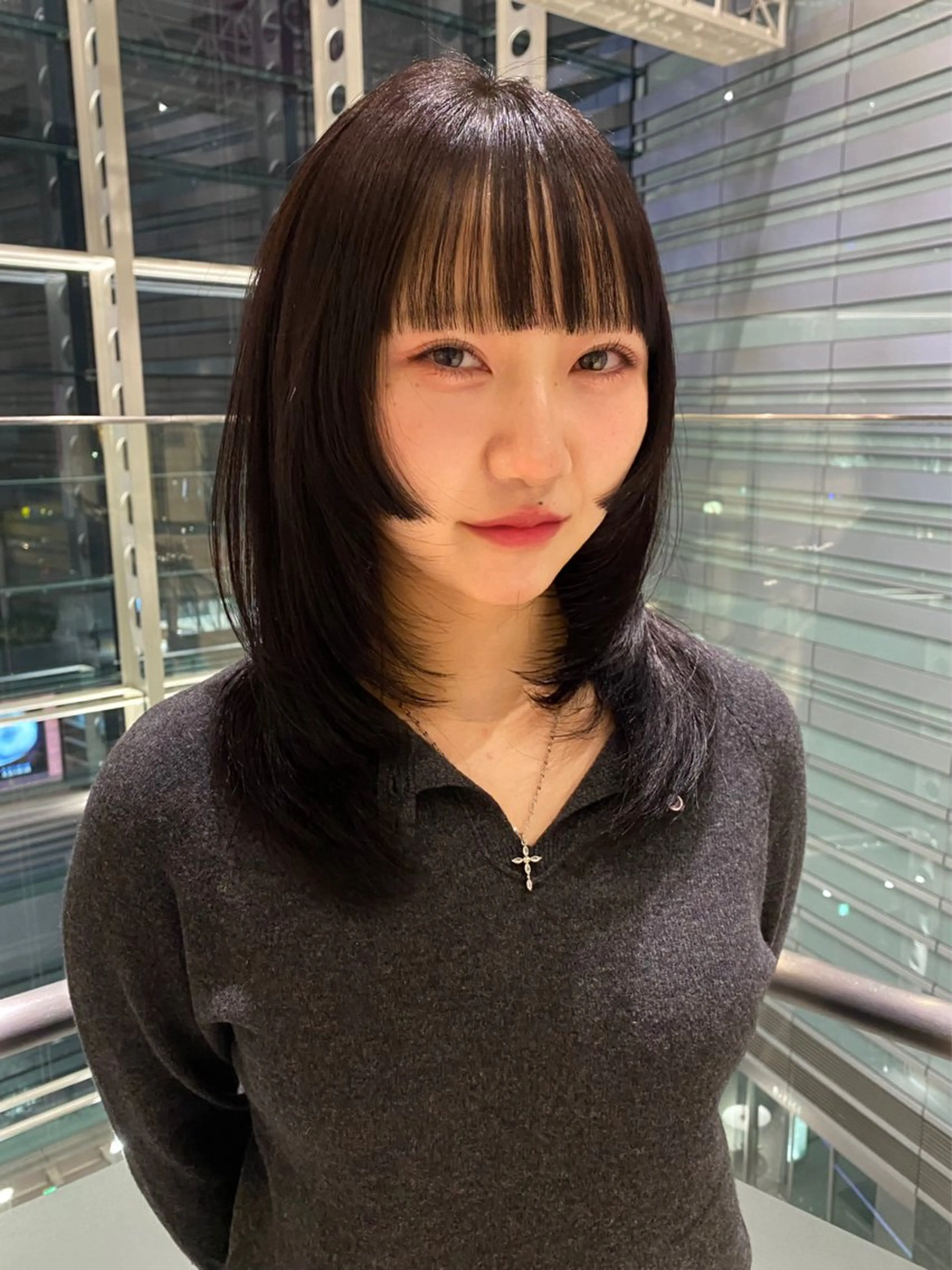 ミディアム カラー カット ヘアカラー トリートメント mai / linoah˚✧のヘアスタイル