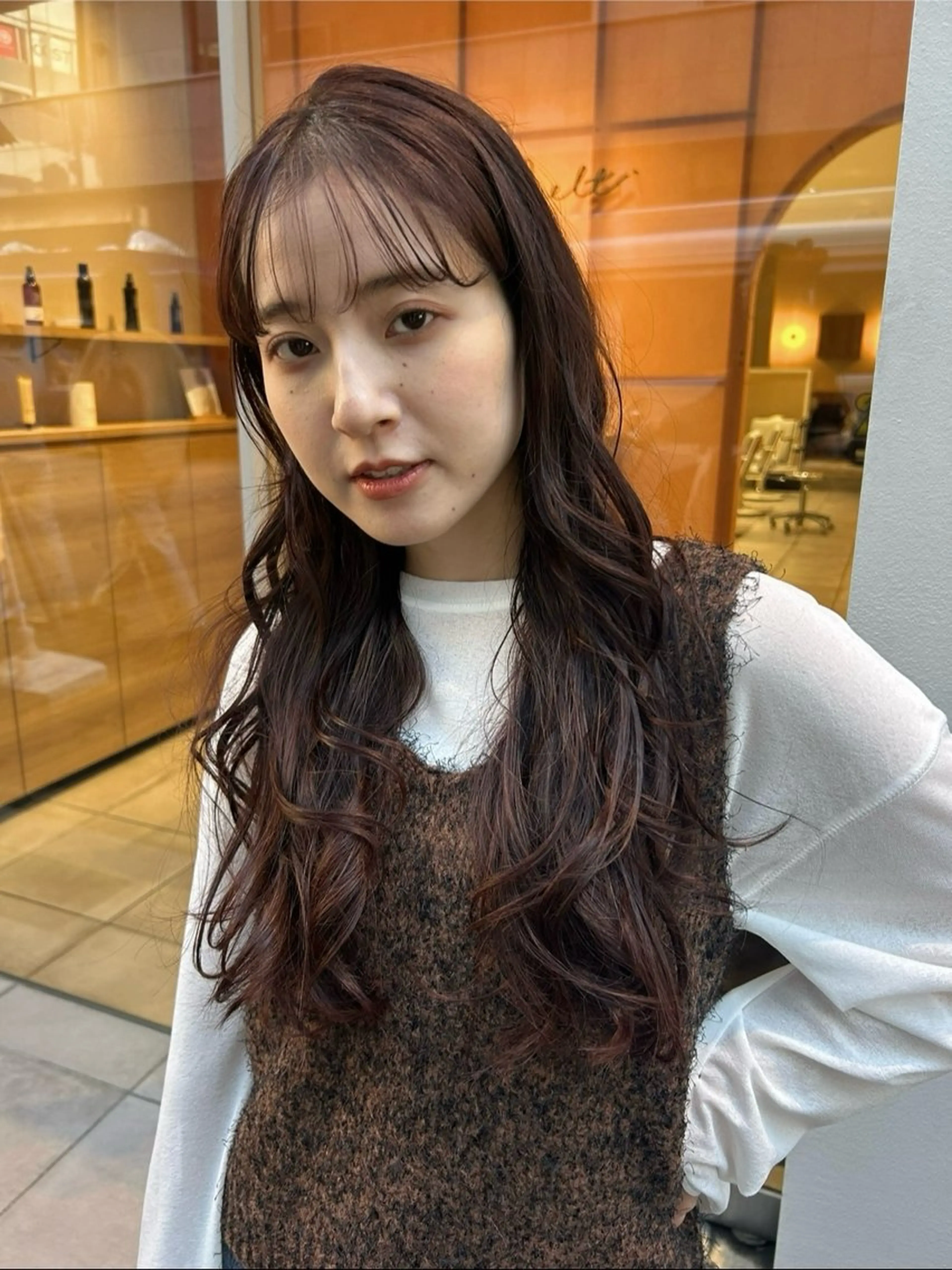 ロング パーマ hanabi /melt西梅田のヘアスタイル