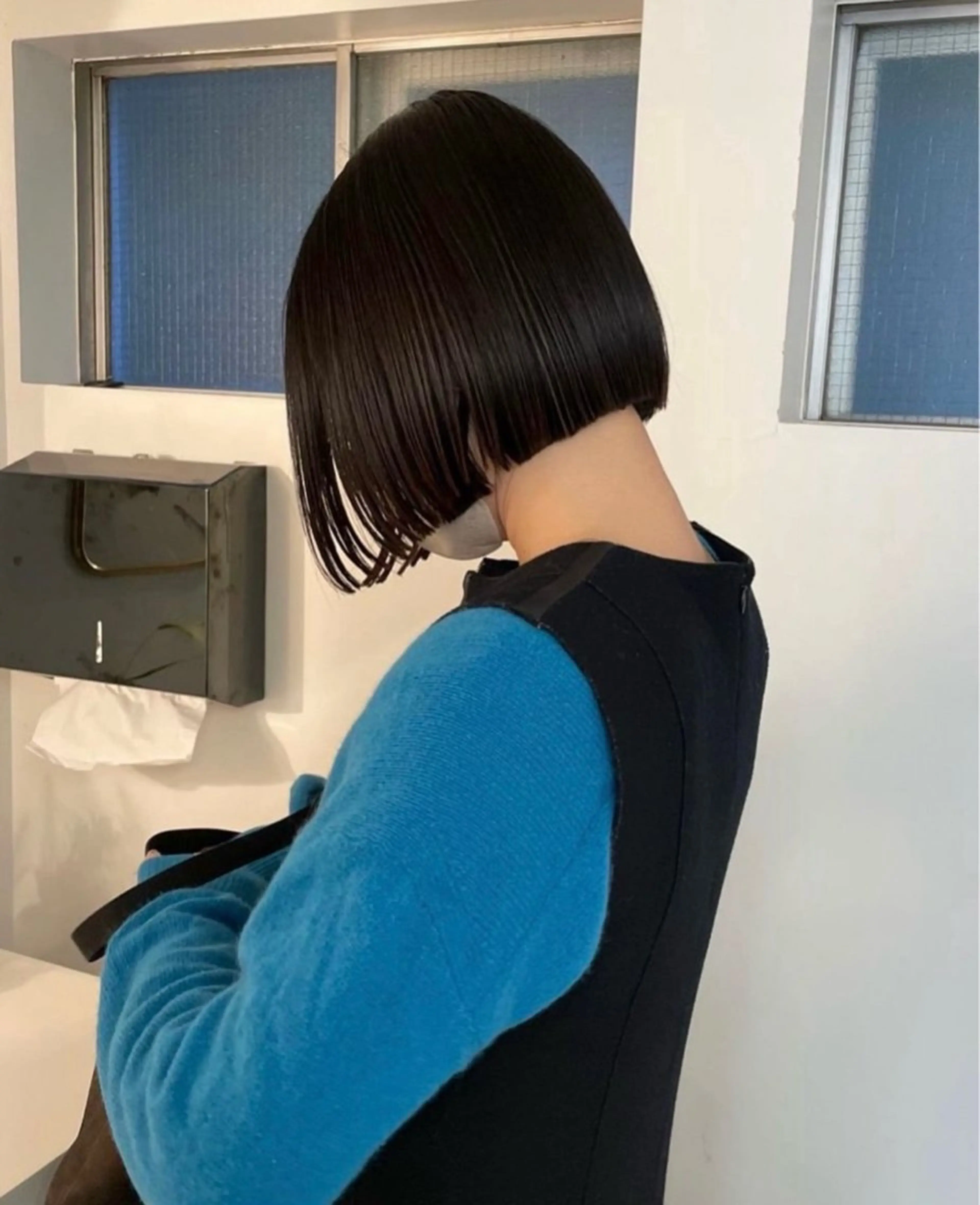 ショート カラー ボブ/透明感カラー 🌿栄🌿kouneのヘアスタイル
