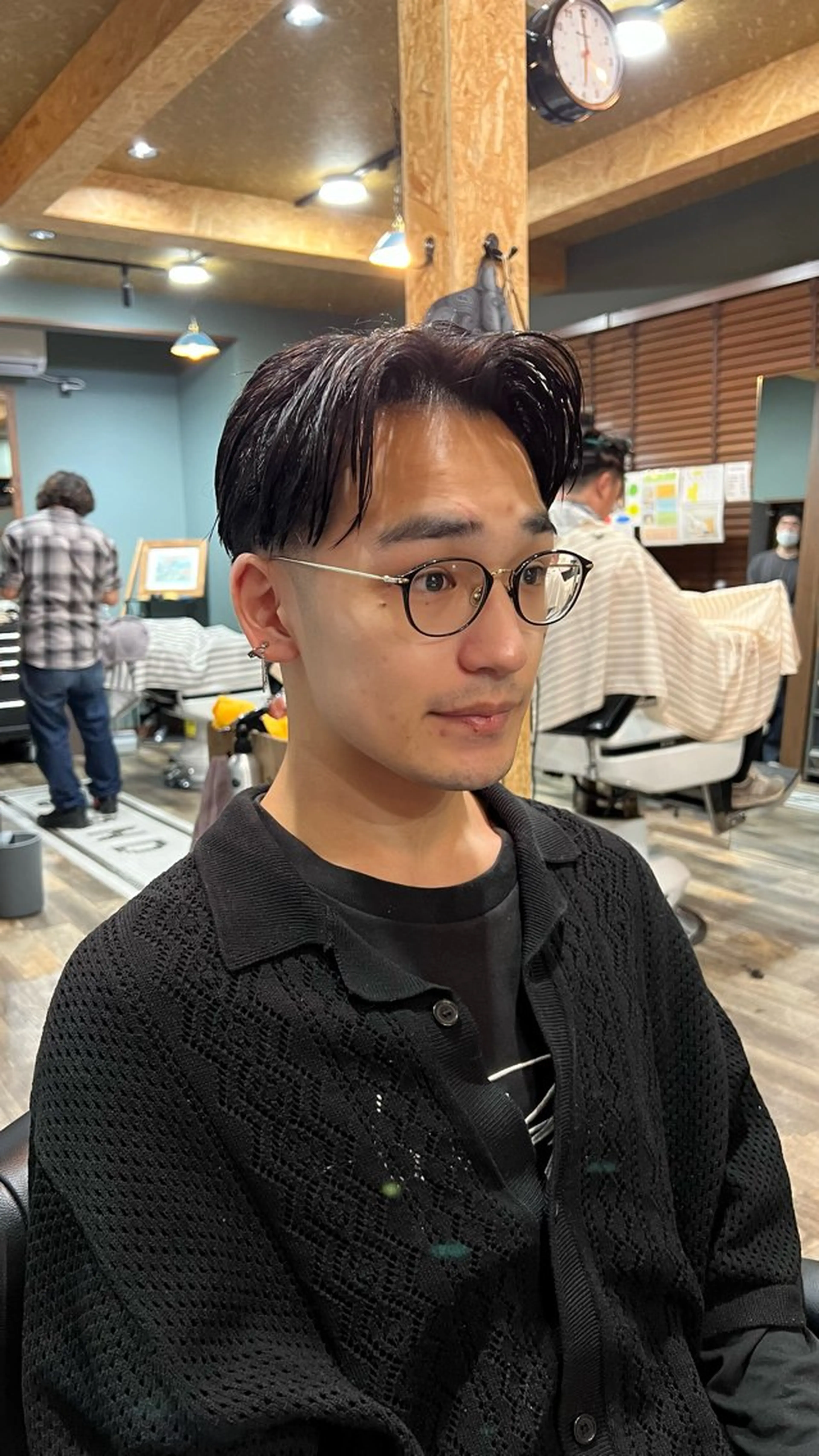ミディアム メンズ 荻沼 快のヘアスタイル