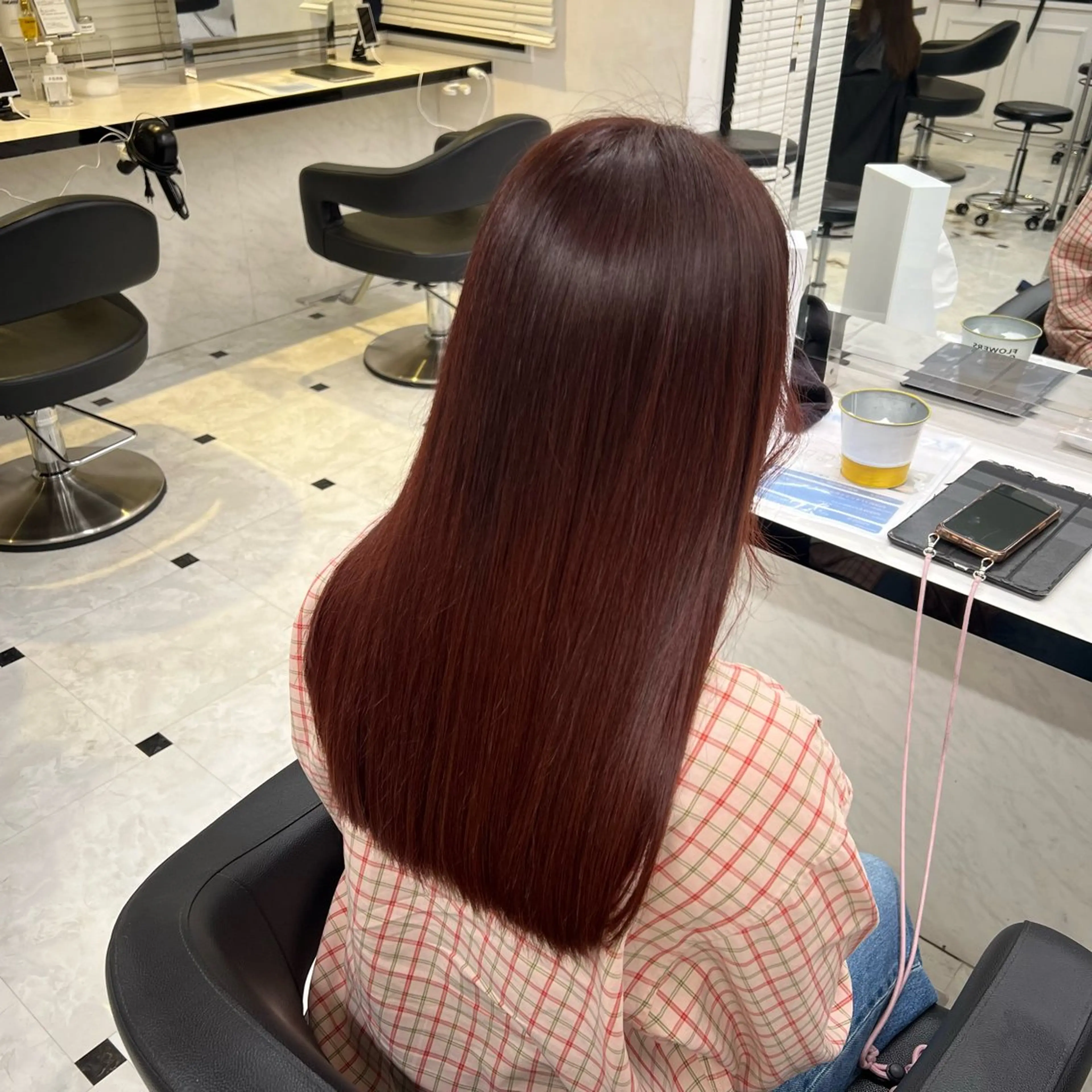 ロング 愛され暖色♥️モテ 艶髪♥️りなのヘアスタイル