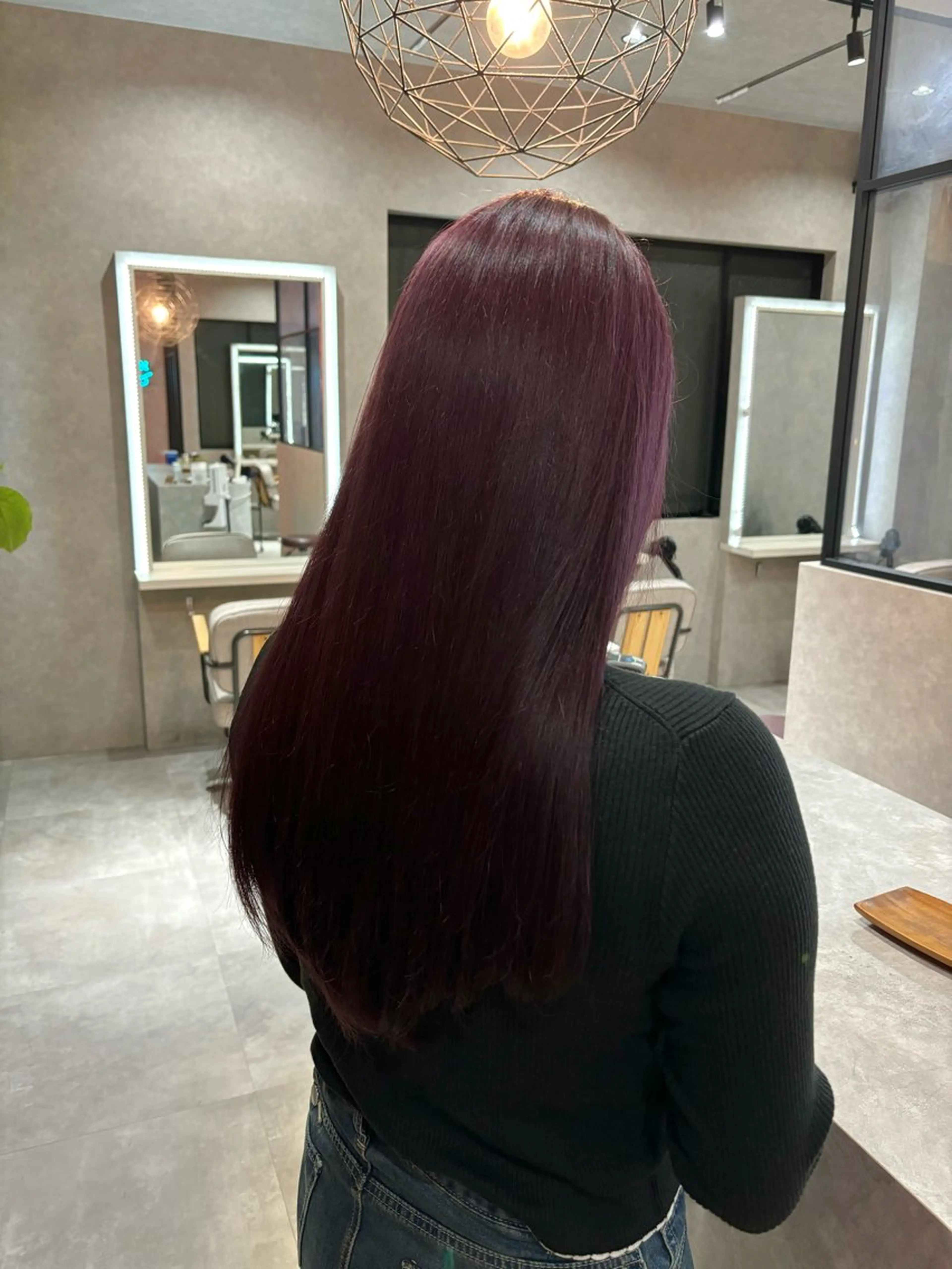 [minimo限定価格✨]艶感たっぷりワンカラー(N.カラー) コテorアイロン仕上げの写真