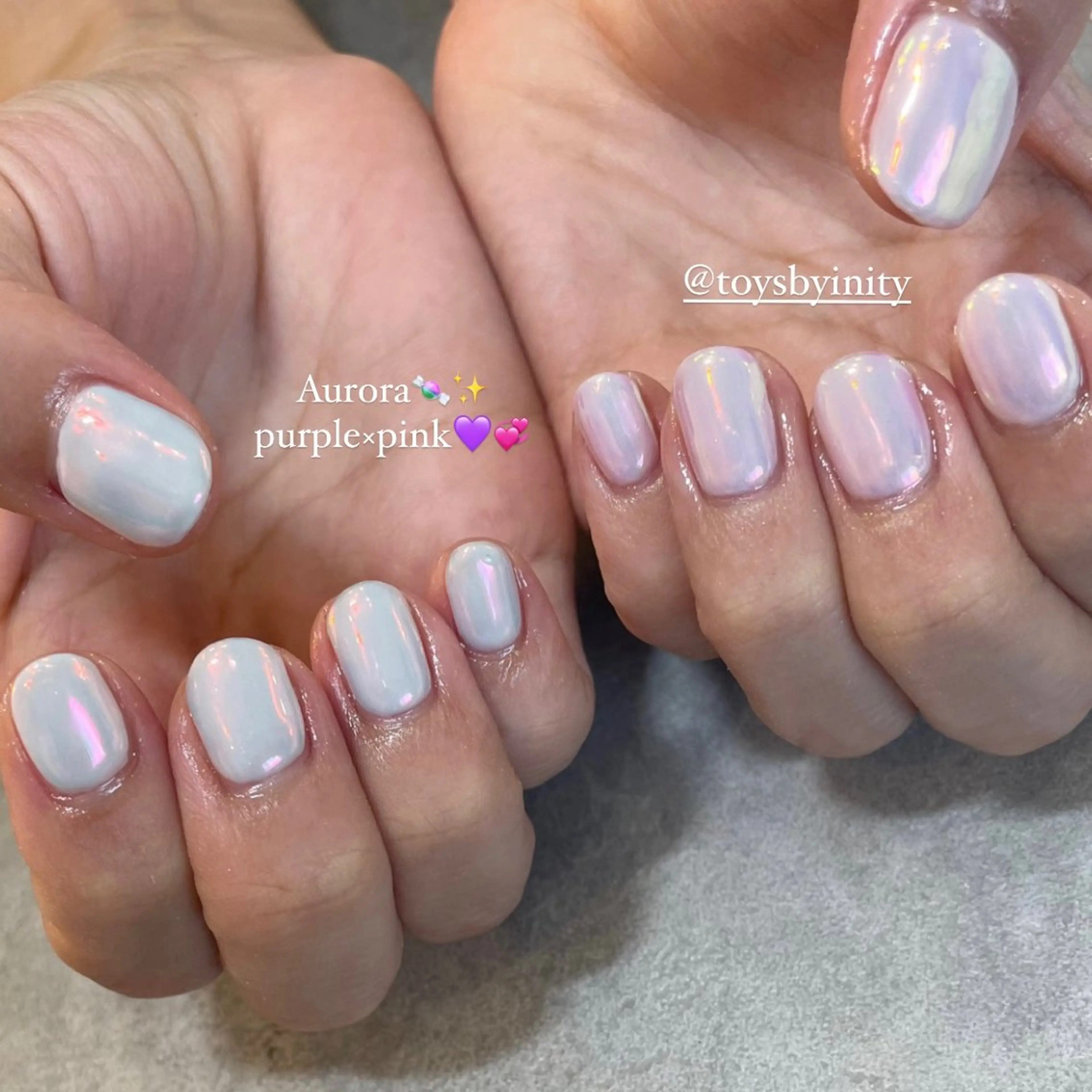 ネイル オーロラネイル Nail Salon Gummi.のネイルデザイン