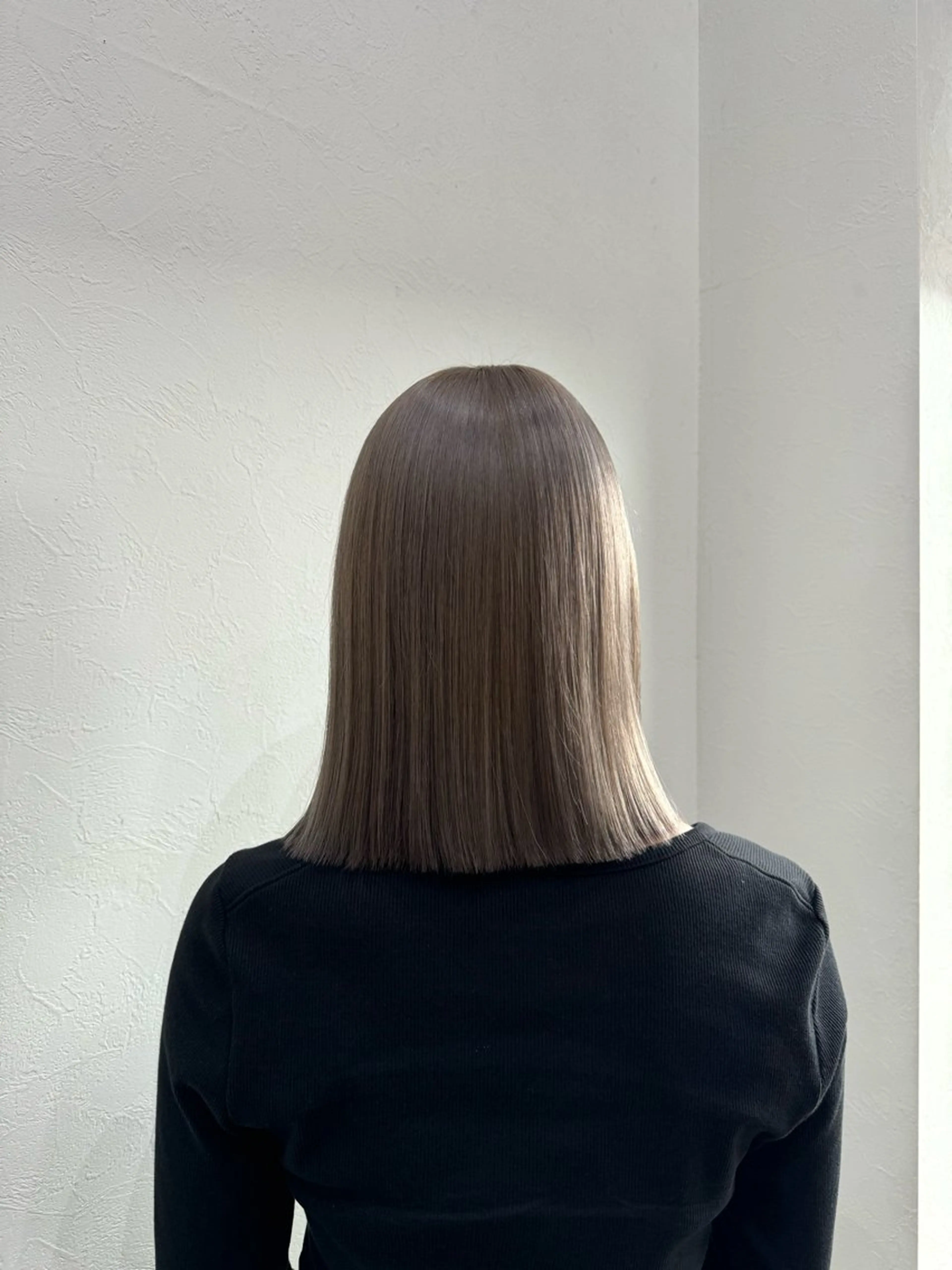 ミディアム カラー ヘアカラー トリートメント 松本 晴琉のヘアスタイル