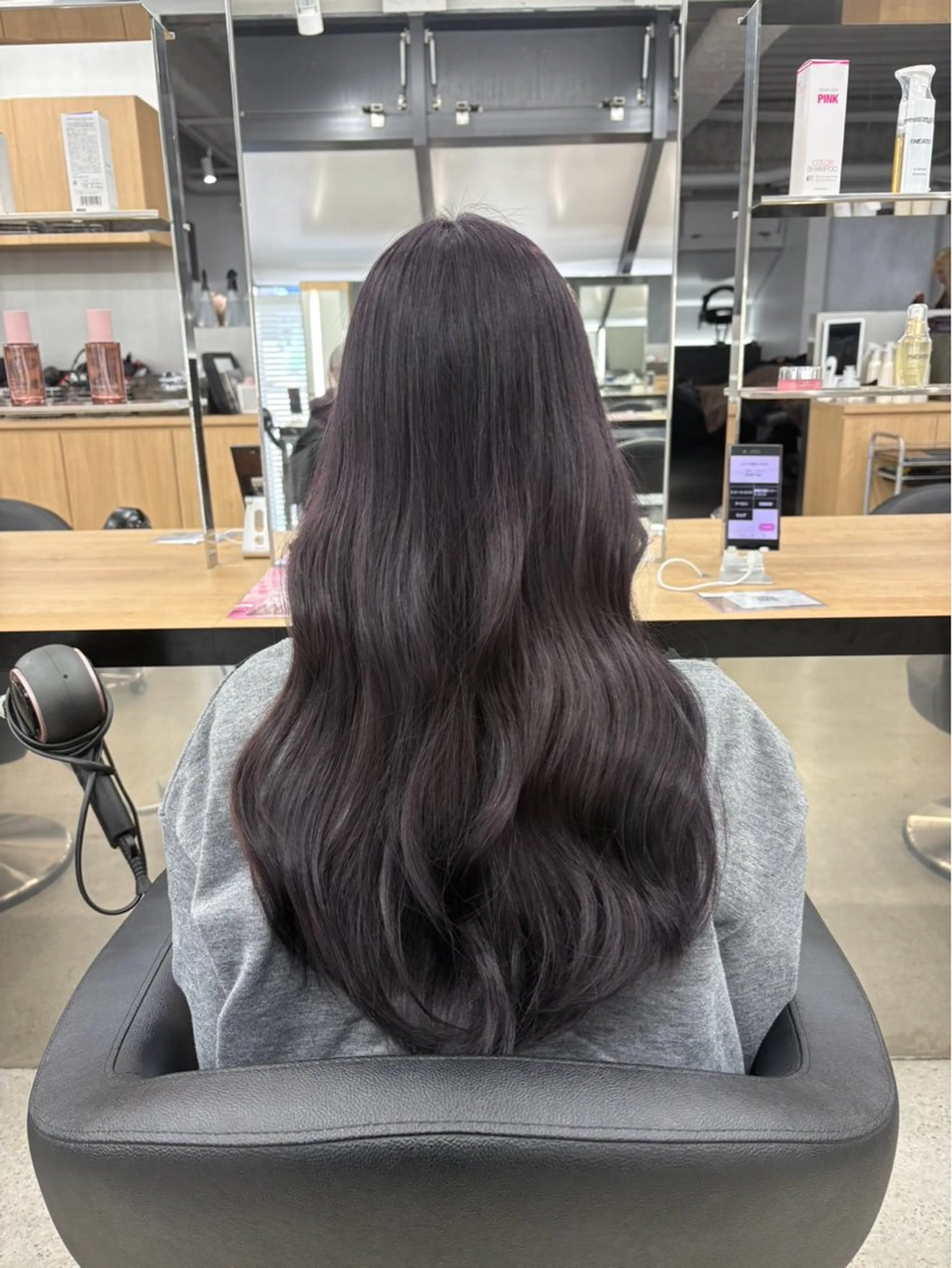 ロング ヘアカラー miku/ラベンダー 透明感カラー🪻❤︎のヘアスタイル