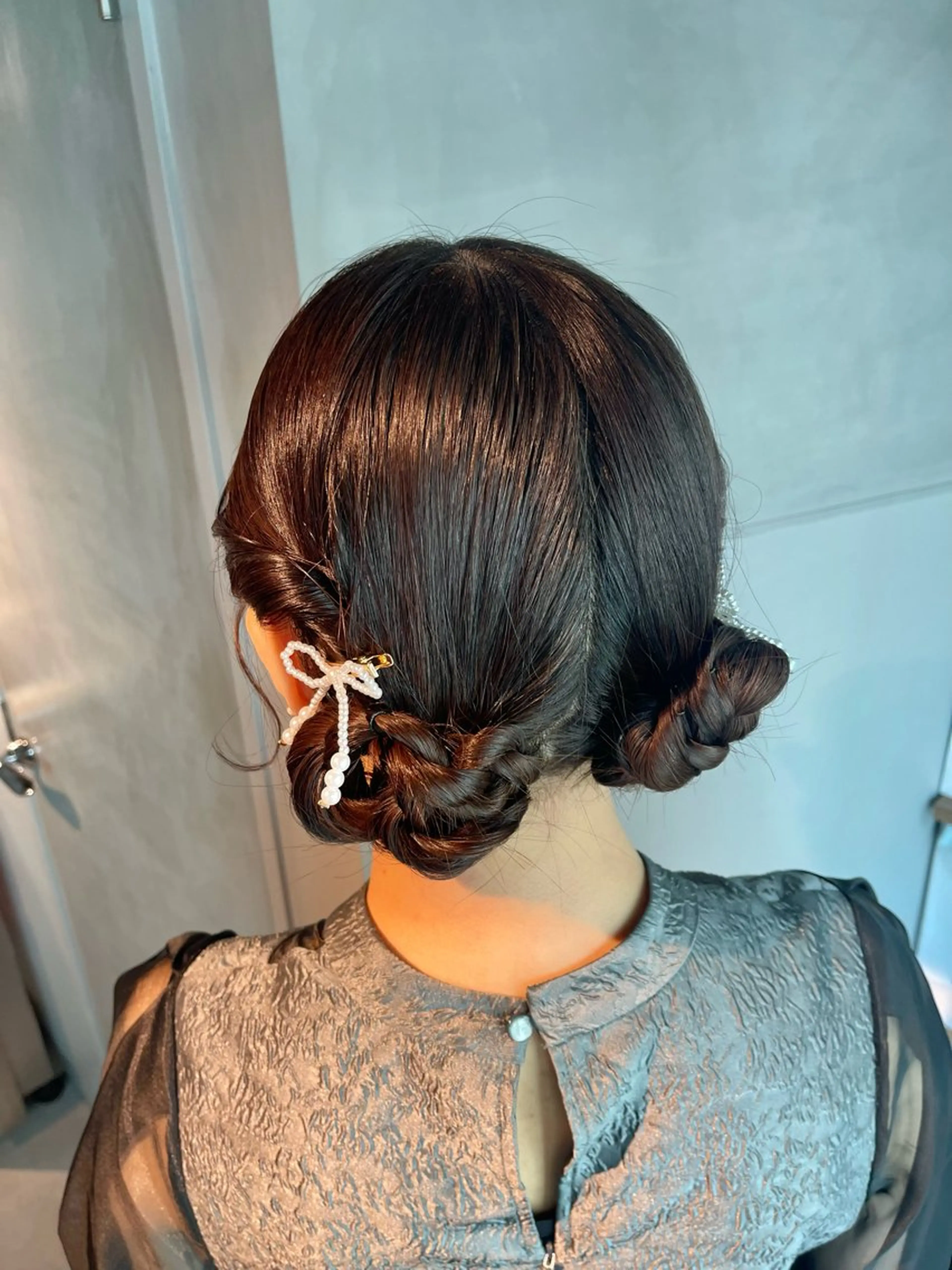 ヘアアレンジ 結婚式・ブライダル 卒業式のヘアスタイル ヘアセット charm《銀座》 ヘアセット/縮毛矯正のヘアスタイル