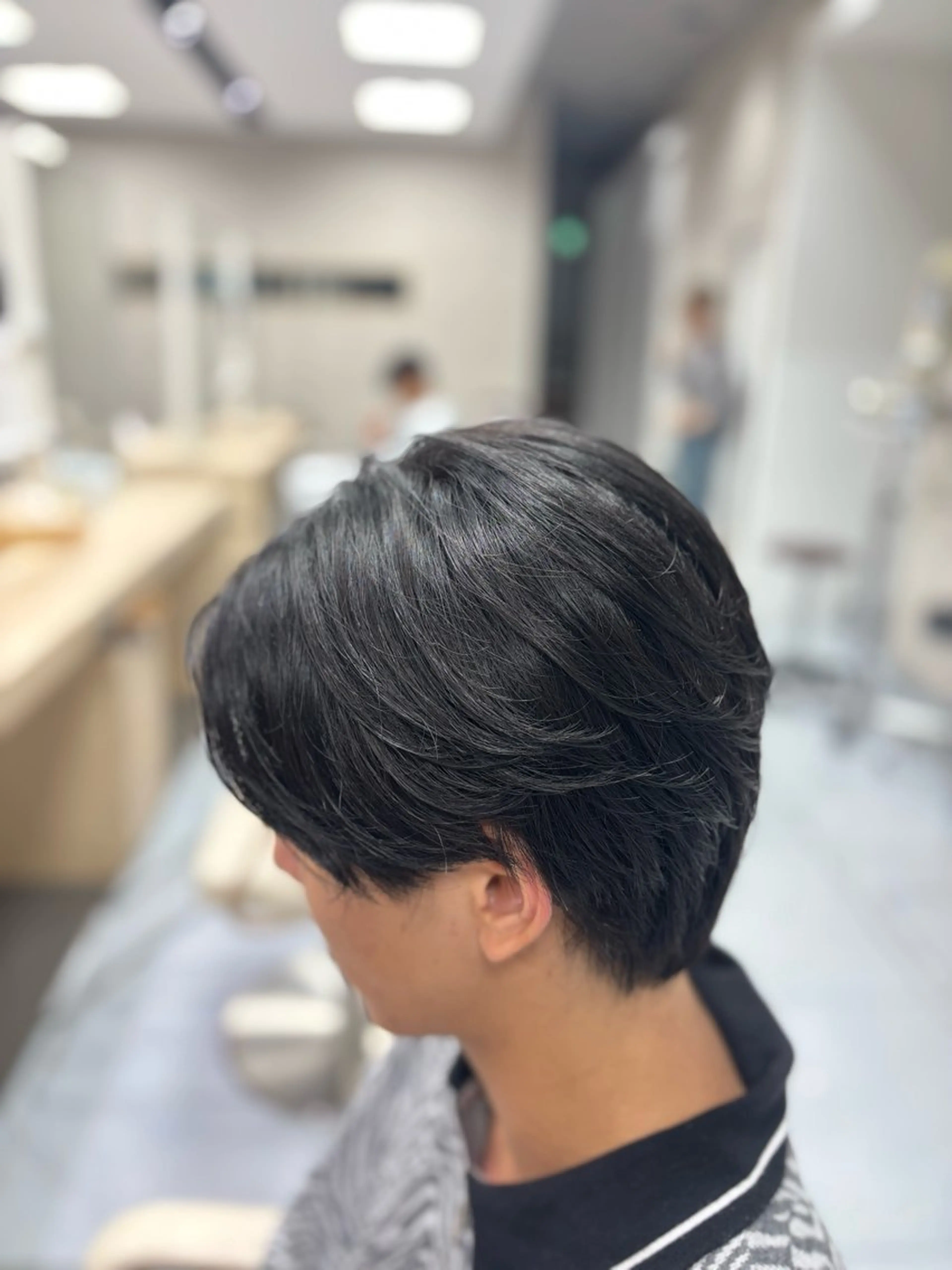 ショート パーマ メンズ カット パーマ メンズ特化韓国風 パーマスタイル/りんのヘアスタイル