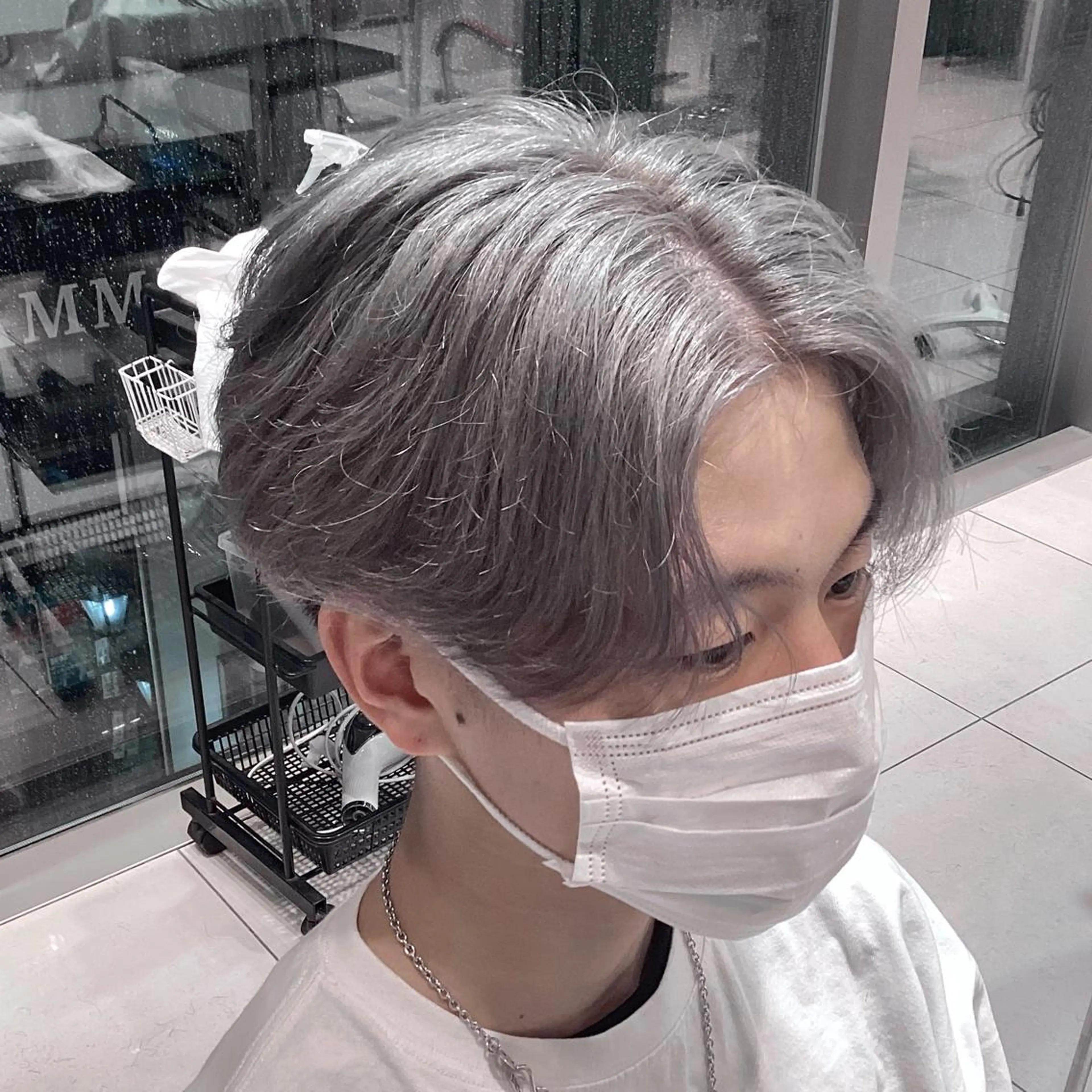 カラー メンズ ダブルカラー カット ヘアカラー トリートメント メンズ縮毛矯正 ♠️店長下平隼人のヘアスタイル