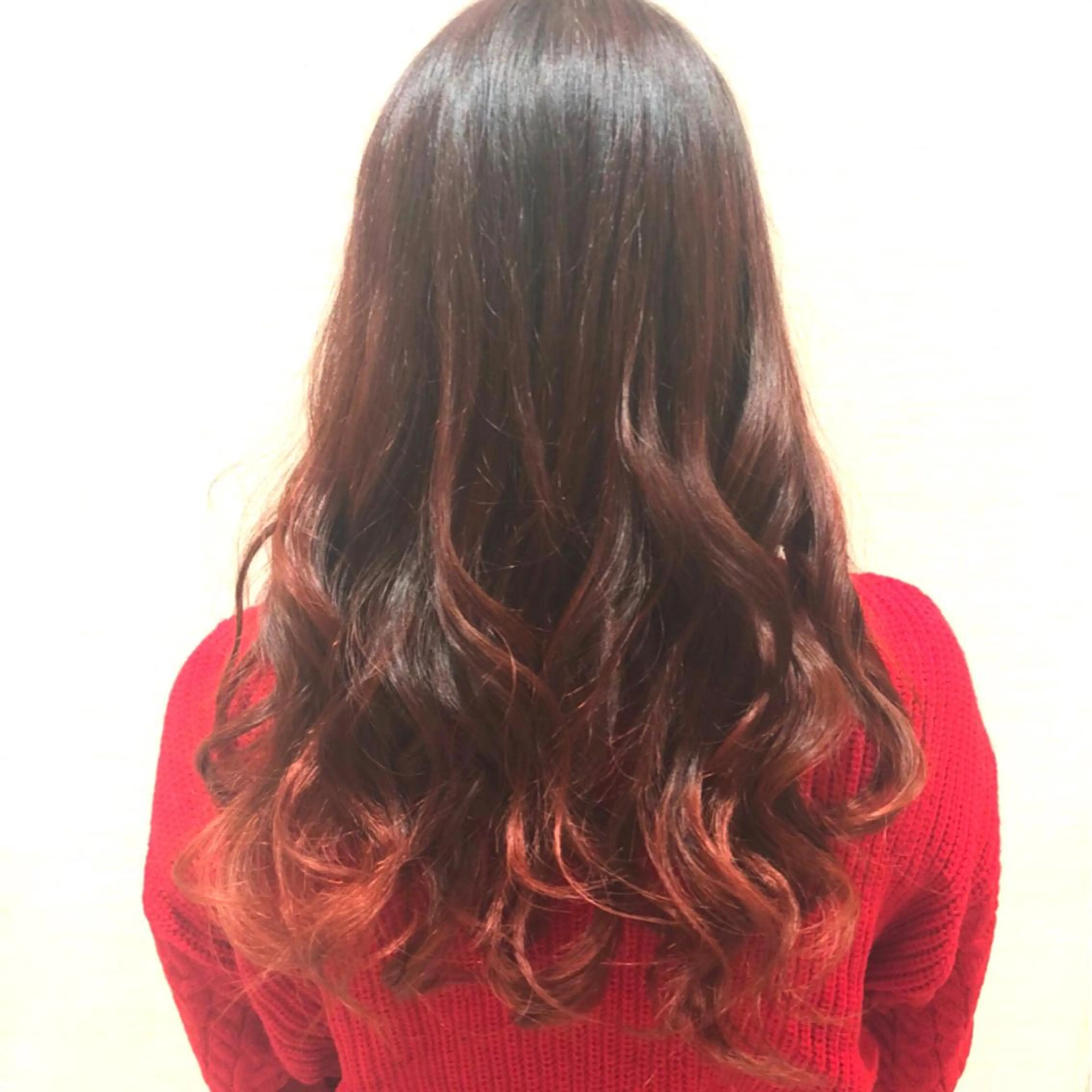 セミロング カラー グラデーションカラー ヘアカラー トリートメント 萩原 凌✄のヘアスタイル