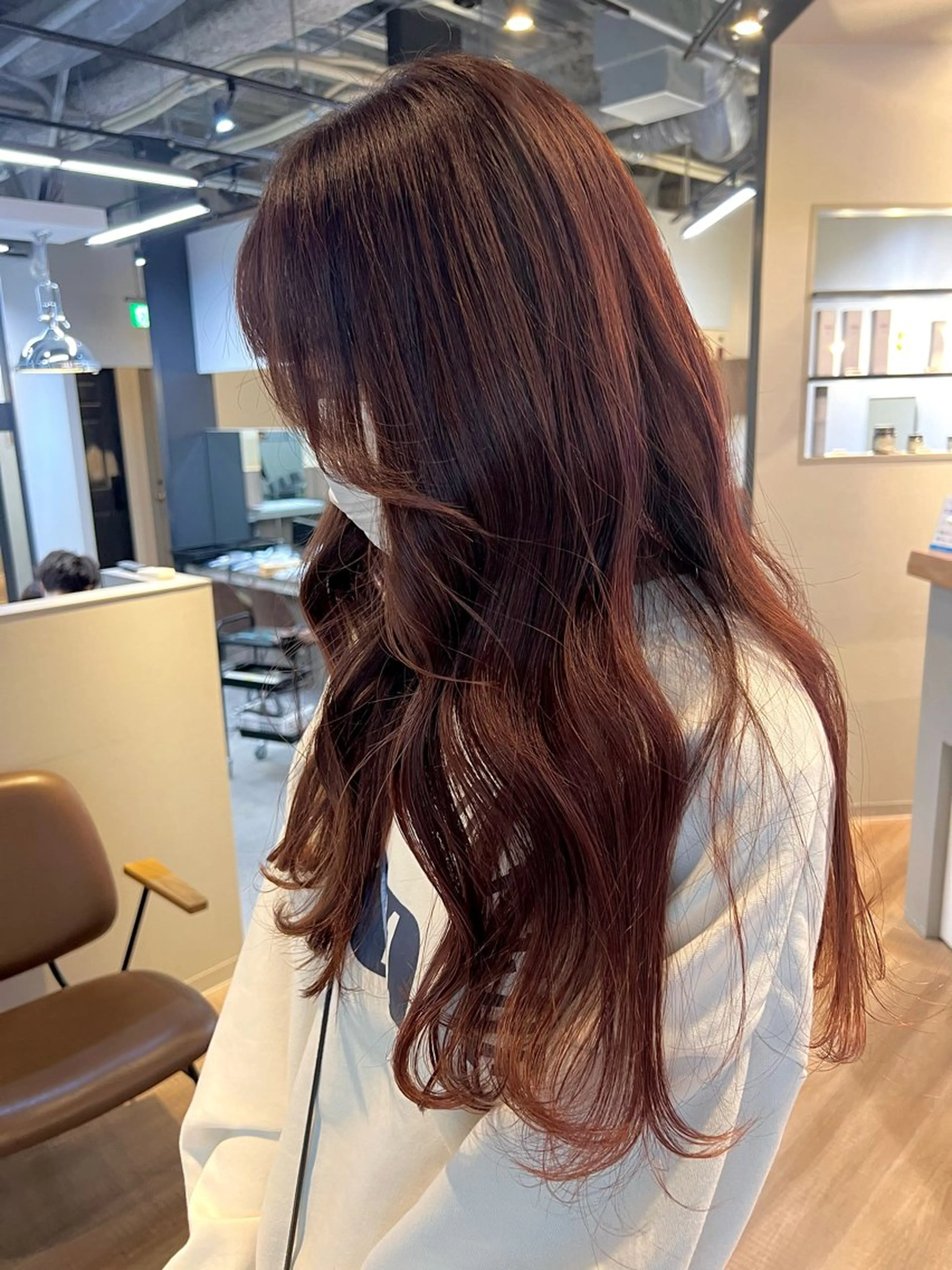 ロング カラー 韓国ヘア🇰🇷 YUKINAのヘアスタイル