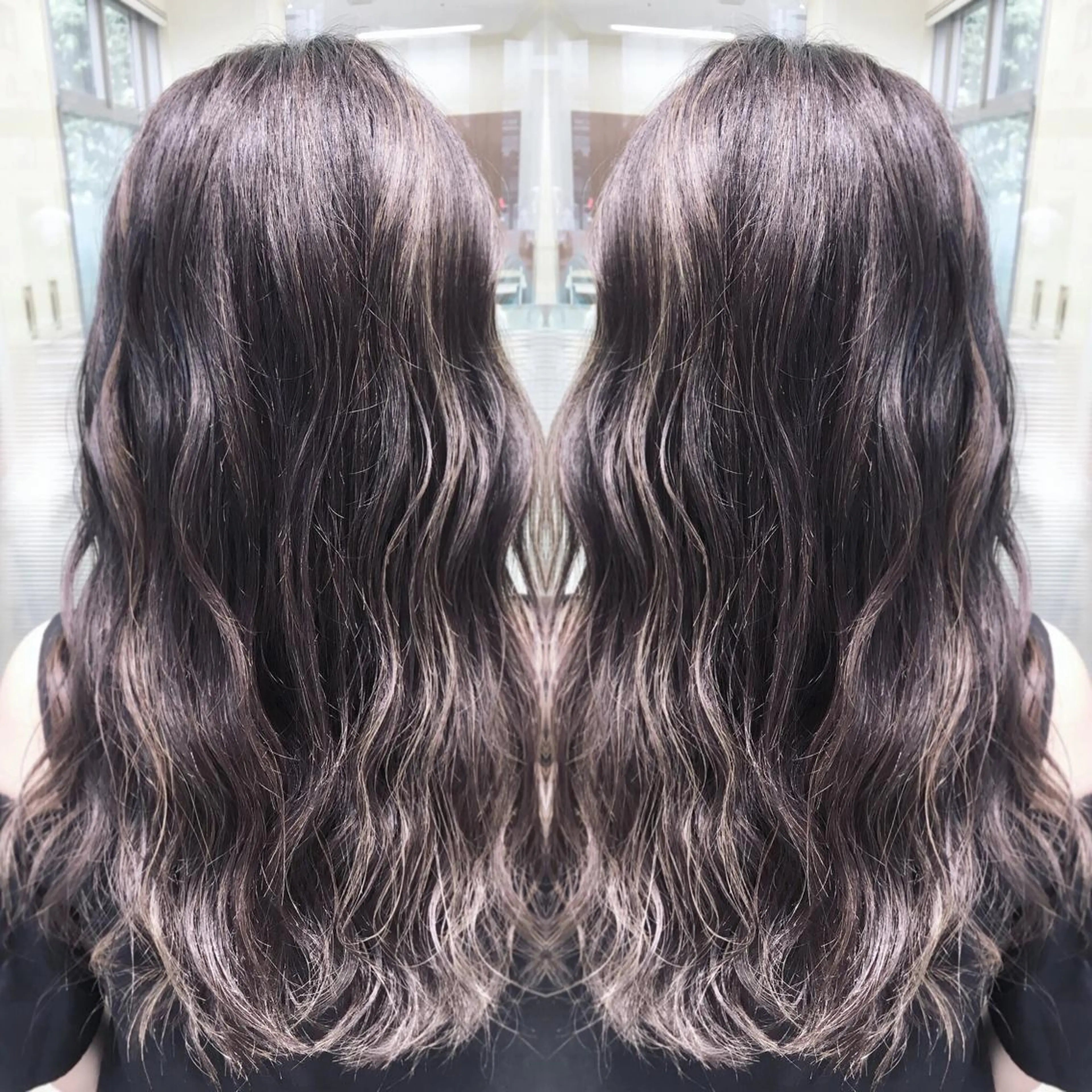 ロング カラー ハイライトカラー ハイライト カット ヘアカラー N° jillva ♦️川端裕司♦️のヘアスタイル