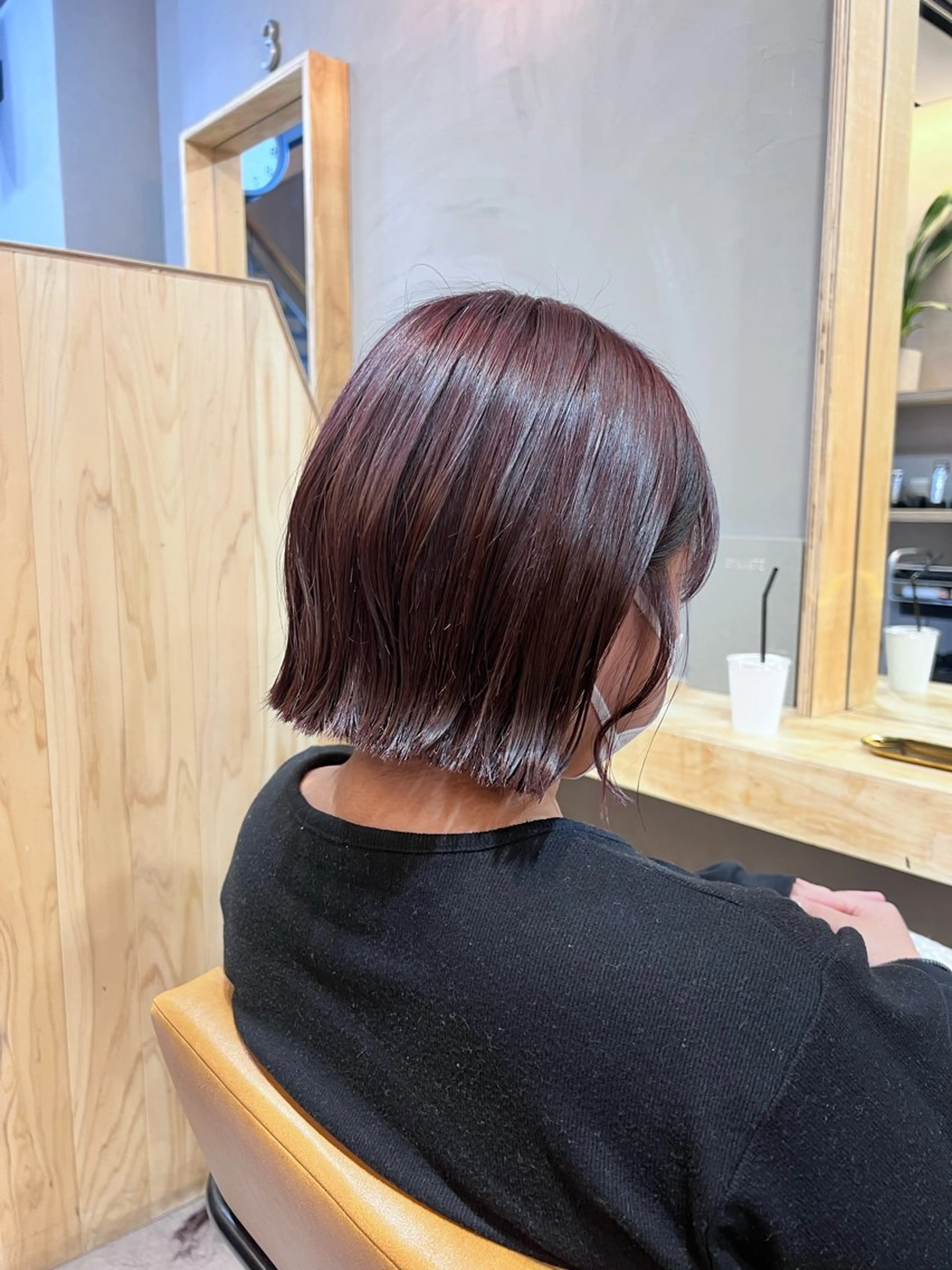 ショート カラー ボブ 神戸ボブ✂️ ioe三宮/田 伸佳のヘアスタイル