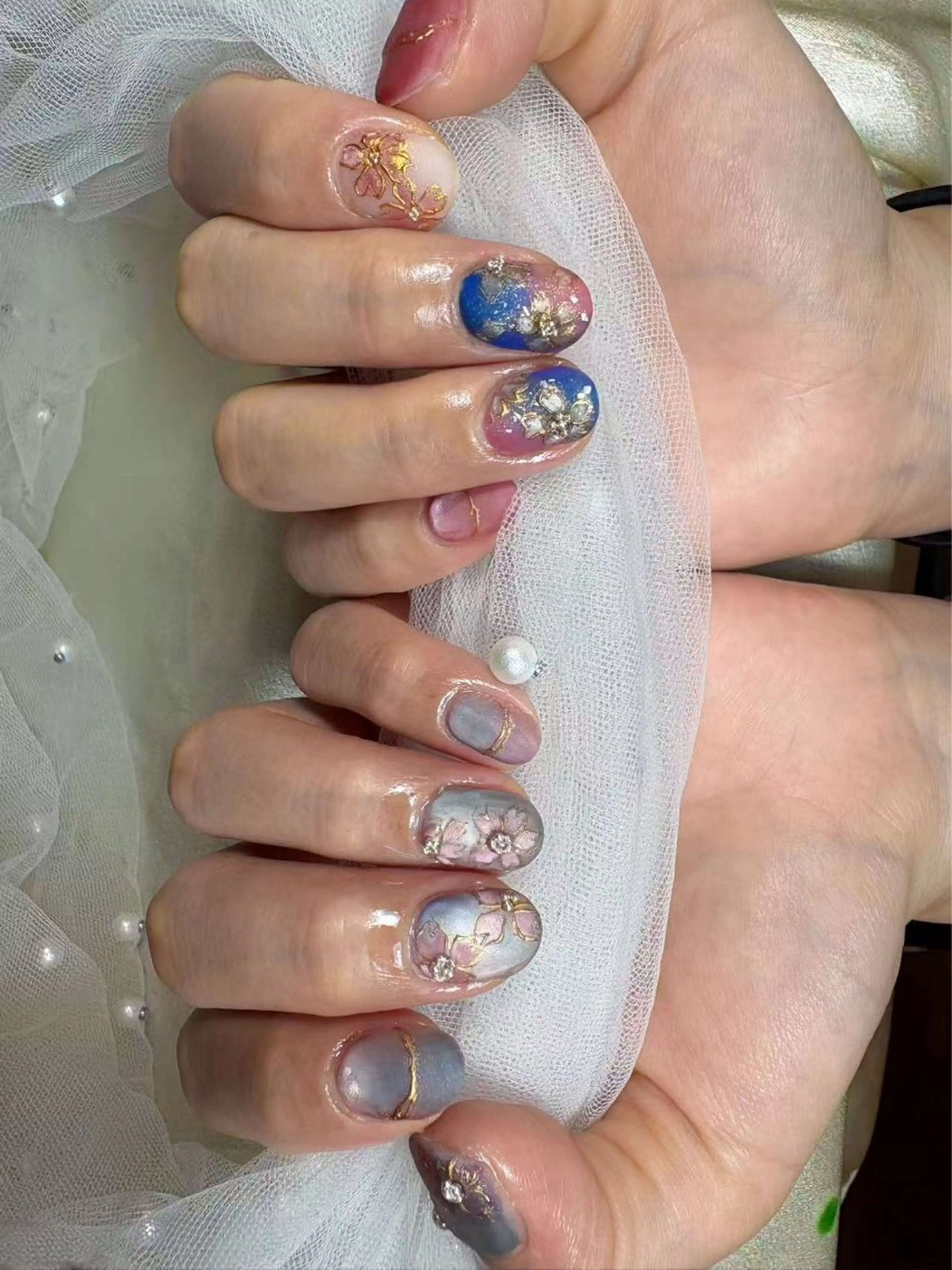 ネイル ハンドネイル リセス 高田馬場💎のネイルデザイン