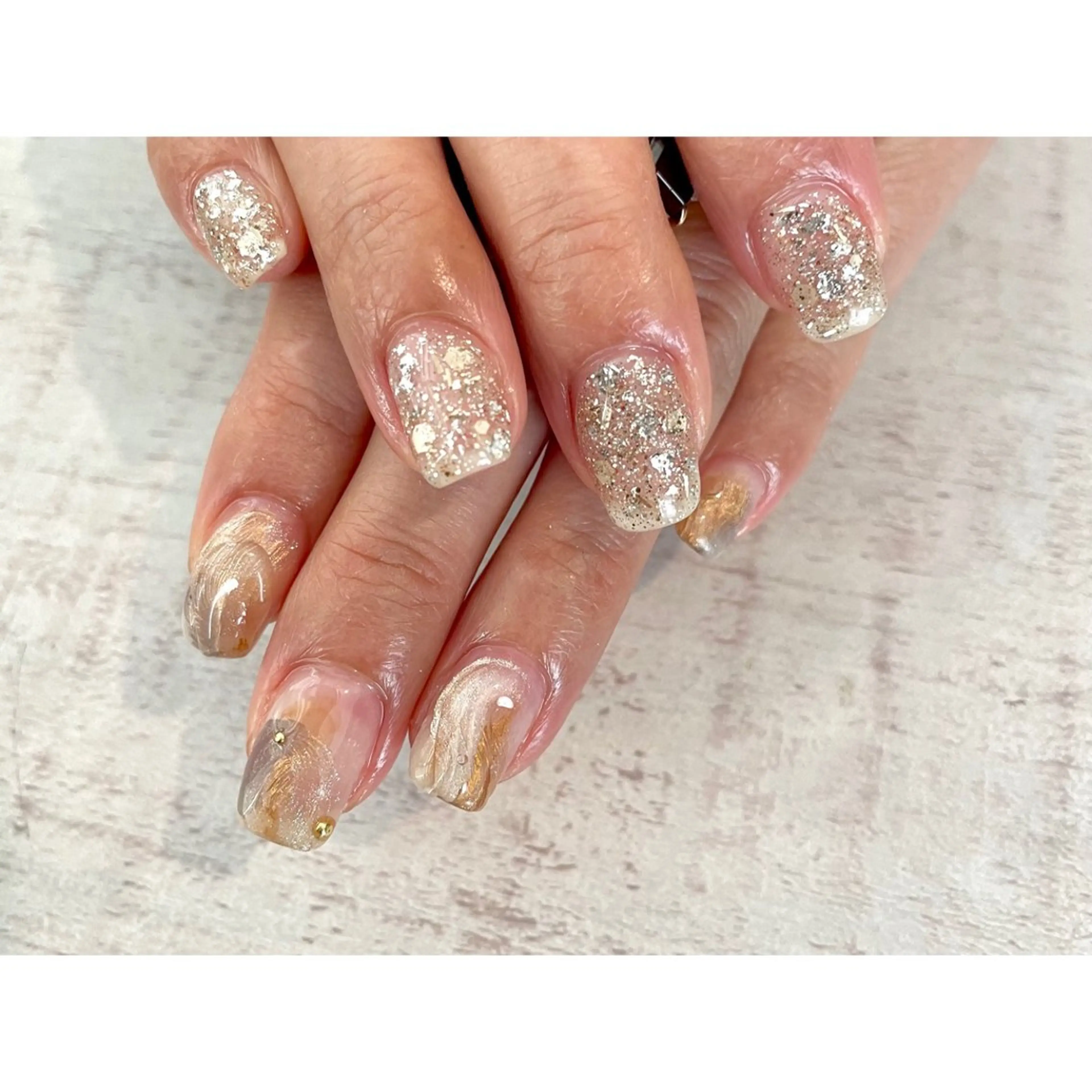 ネイル 𖡼 yumenoのネイルデザイン