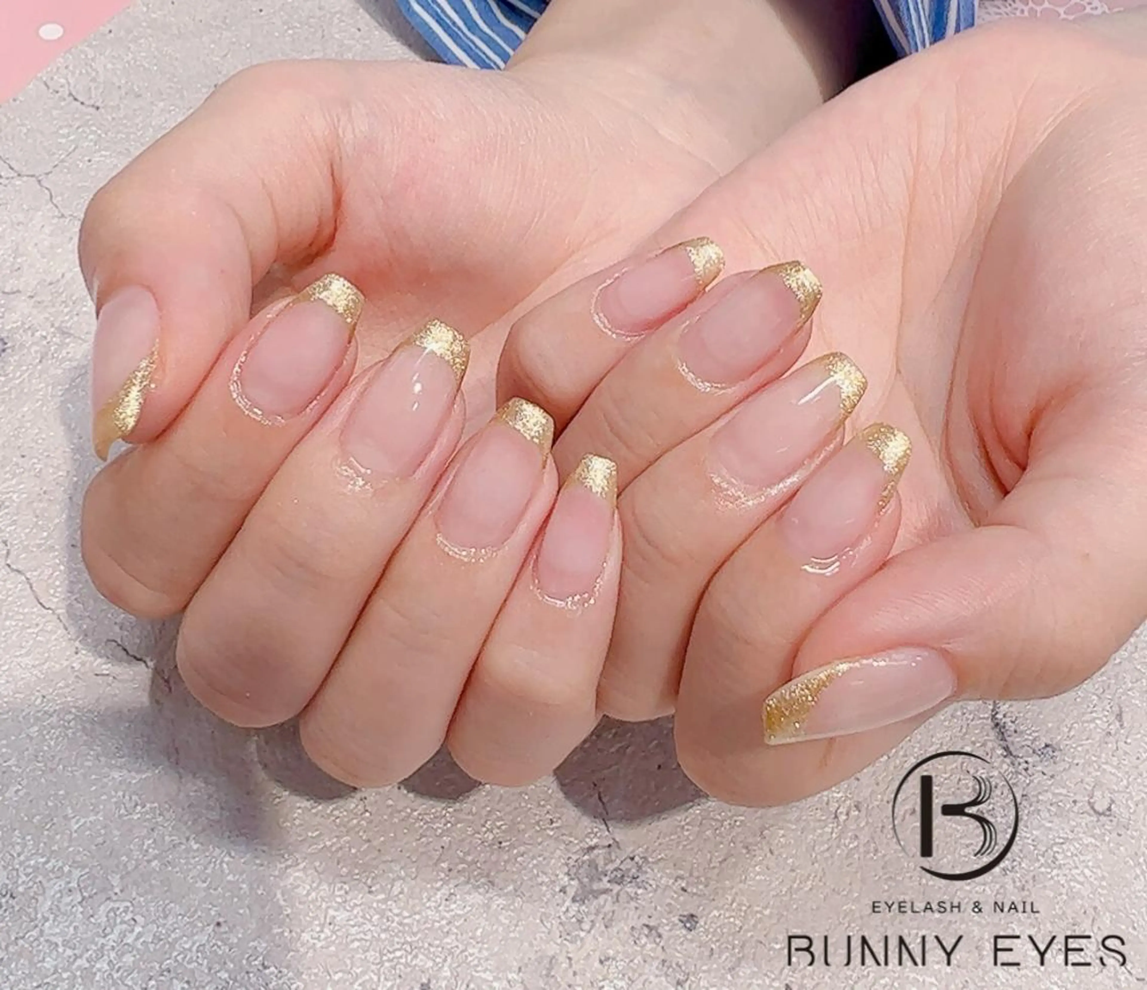 ネイル ハンドネイル バニーアイズ　ネイル ニューオータニ博多店のネイルデザイン