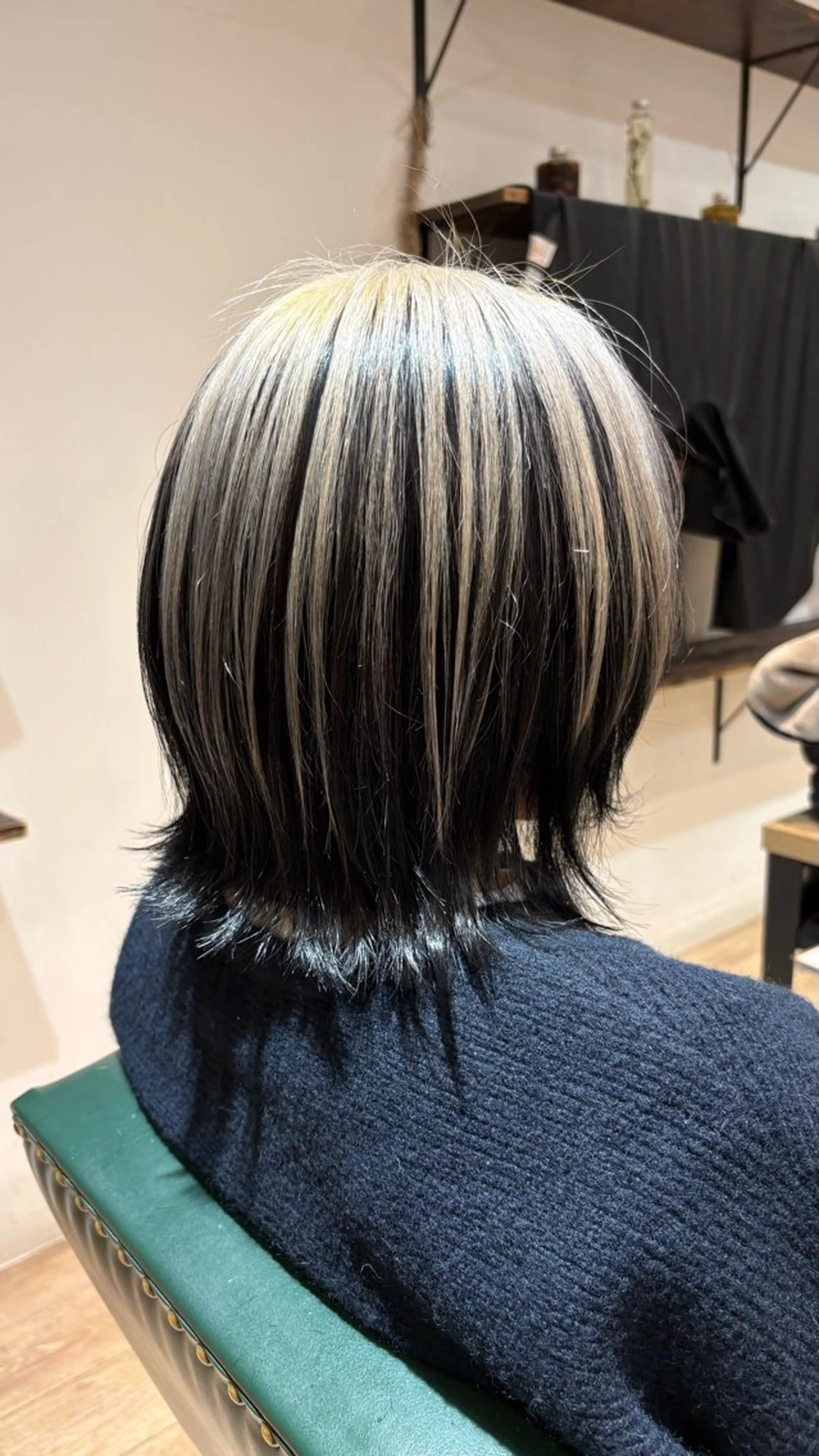 ミディアム カット ヘアカラー 勝間田 のどかのヘアスタイル