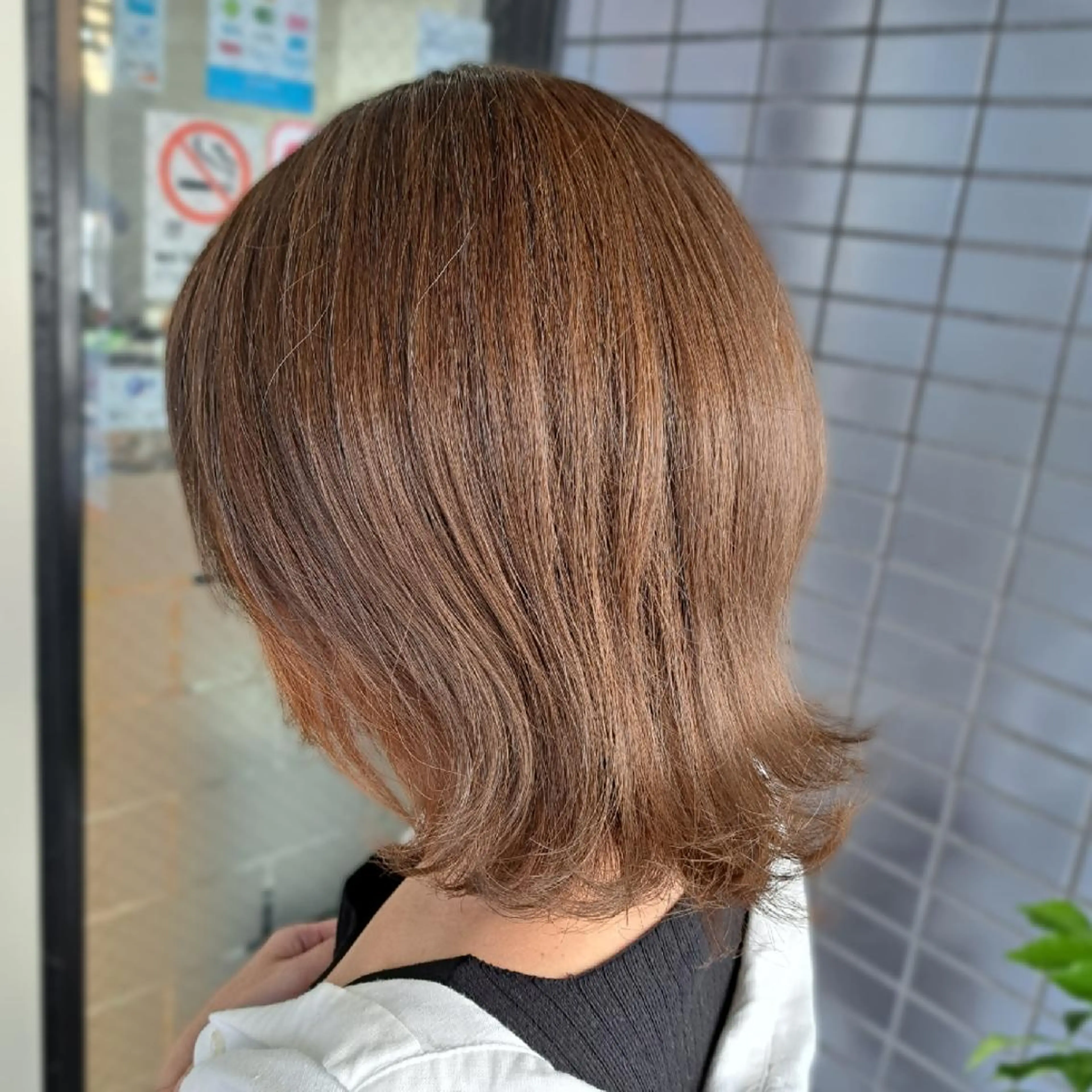 ミディアム カラー カット ヘアカラー トリートメント 💜𝑳𝑼𝑵𝑨 🌻母良田愛美🌻のヘアスタイル