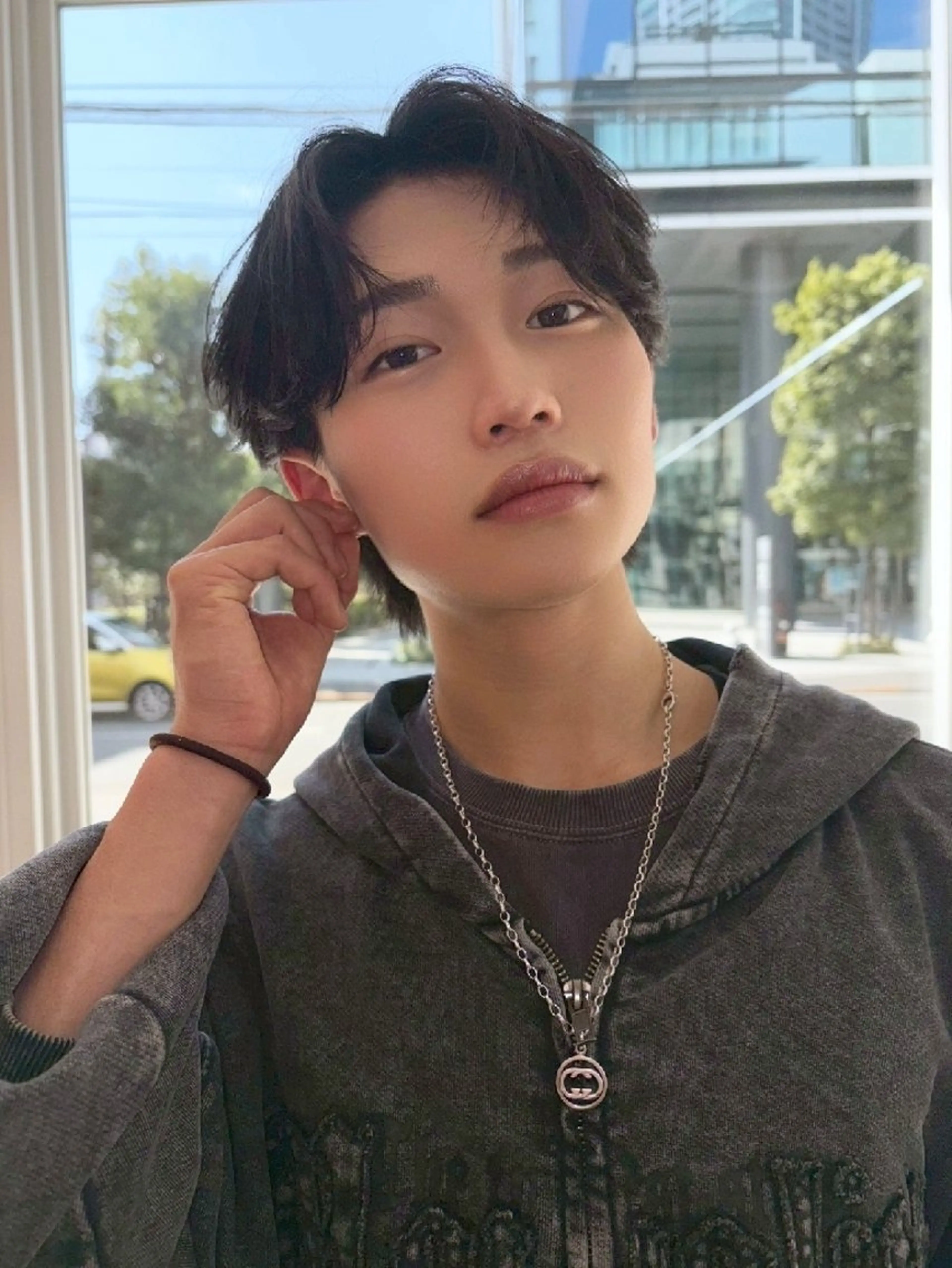 メンズ ヘアセット 韓国風メンズ/垢抜け /メイク男子/キャロのヘアスタイル