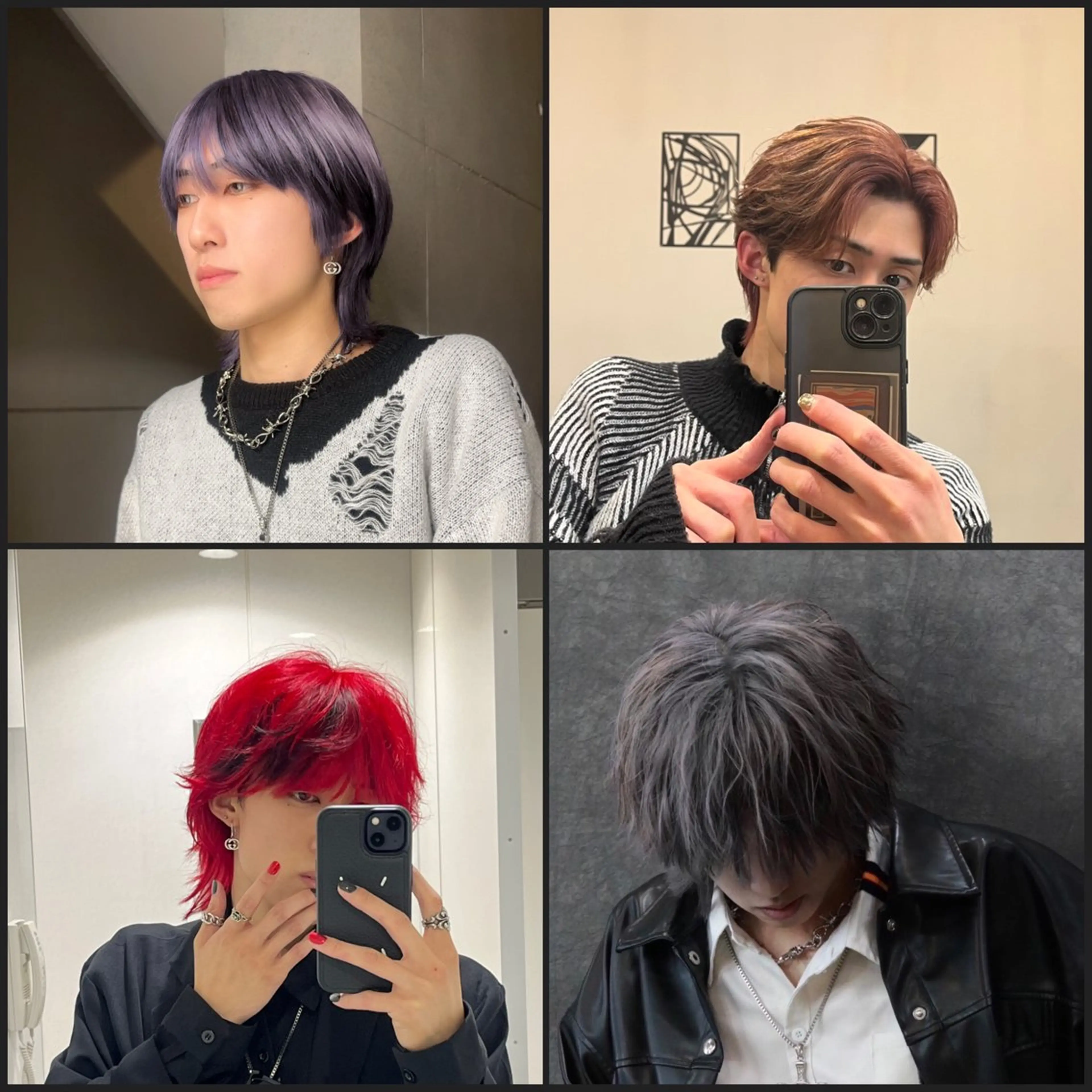 ショート カラー パーマ メンズ フェザーパーマ メンズハイトーン メンズ韓国風 メンズパーマ デザインカラー 🦄カイ/メンズ 韓国ヘア/メイク🦄のヘアスタイル