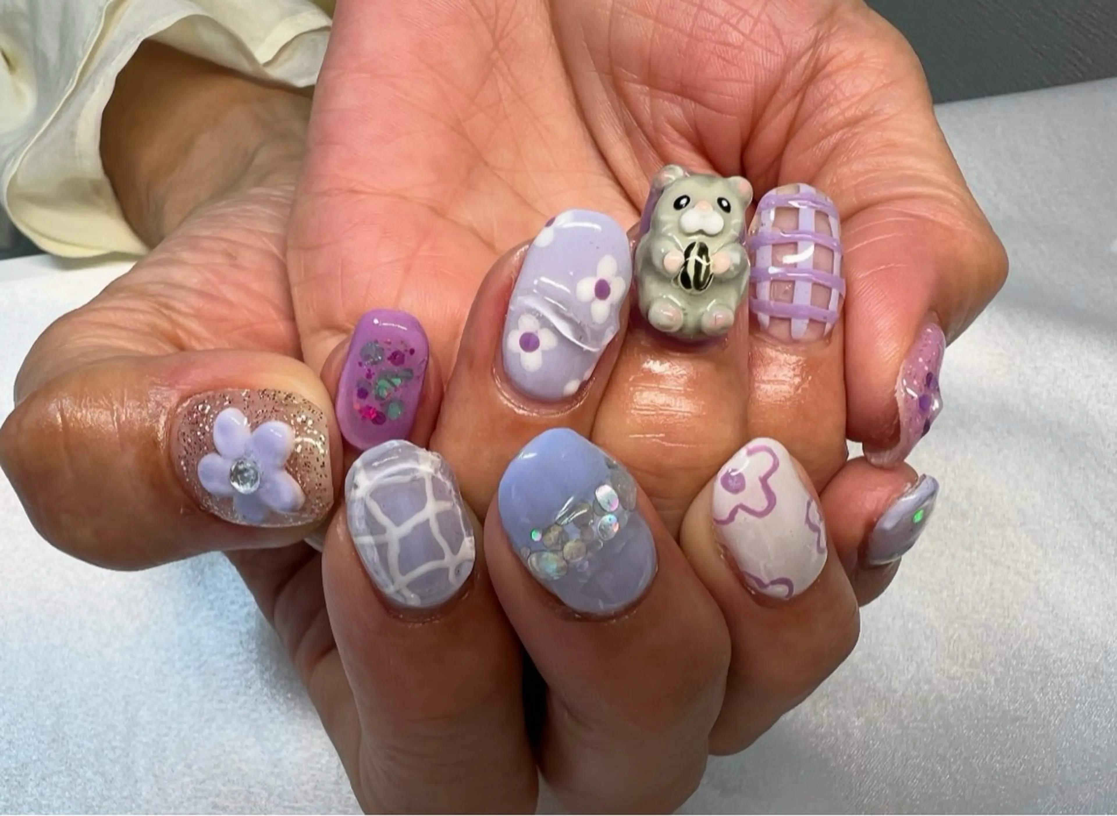 ネイル アートネイル 持ち込み ハンドネイル miyazawa yukiのネイルデザイン