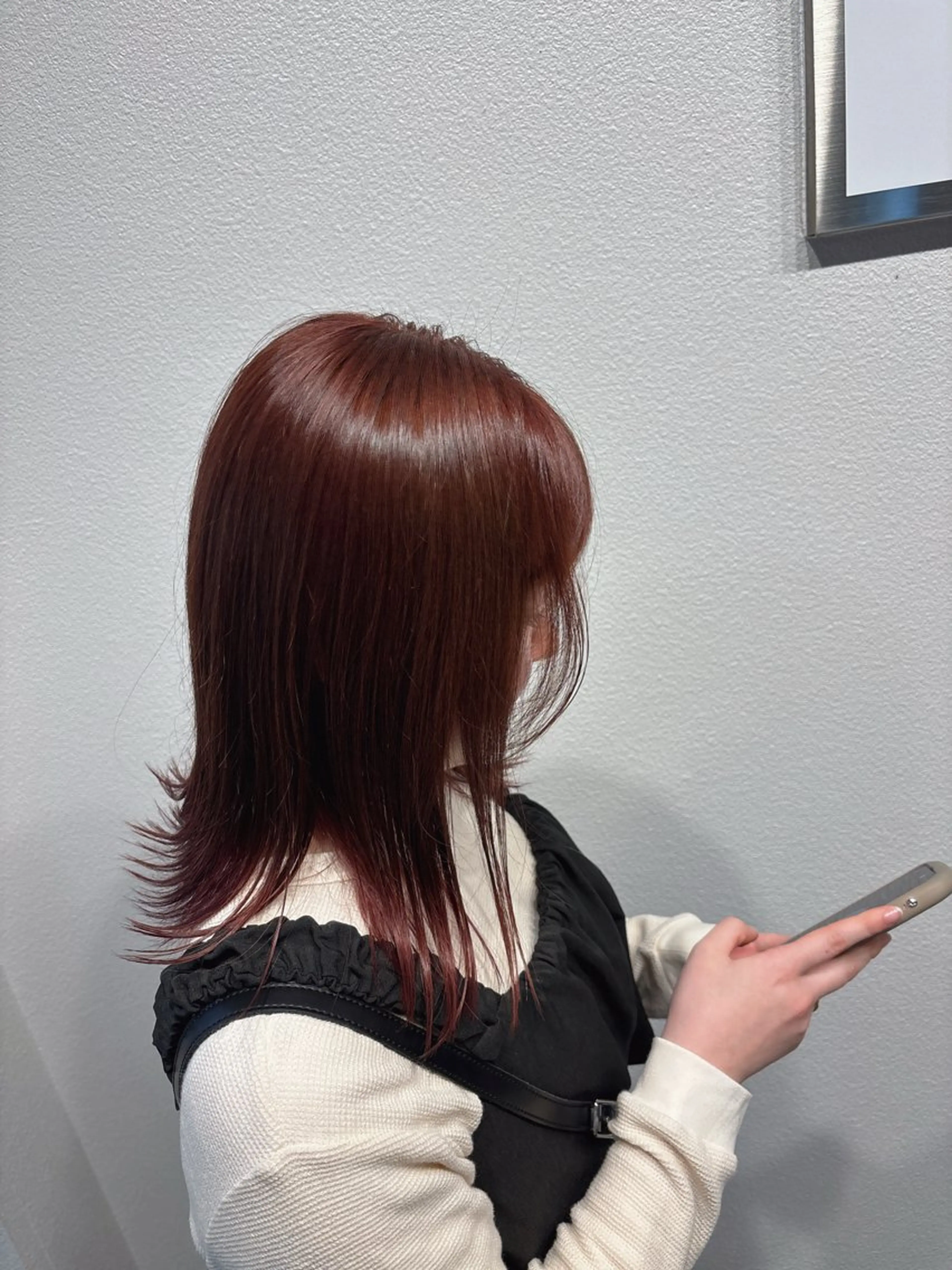 カラー ブラウンカラー ピンクカラー Frames hair&relax 高崎所属・横田 旭陽のヘアスタイル