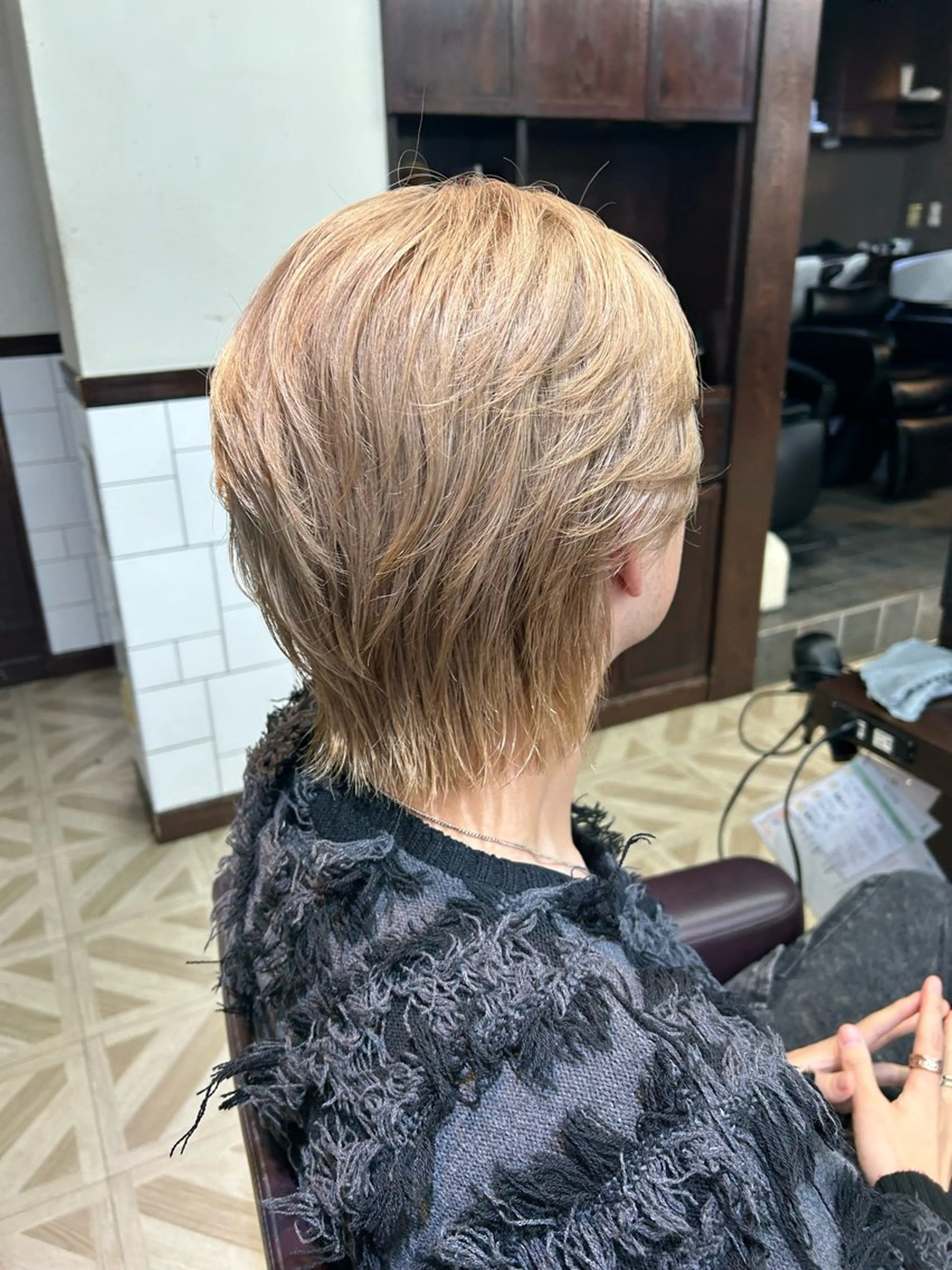 メンズ メンズハイトーン 滝瀬 姫羅のヘアスタイル