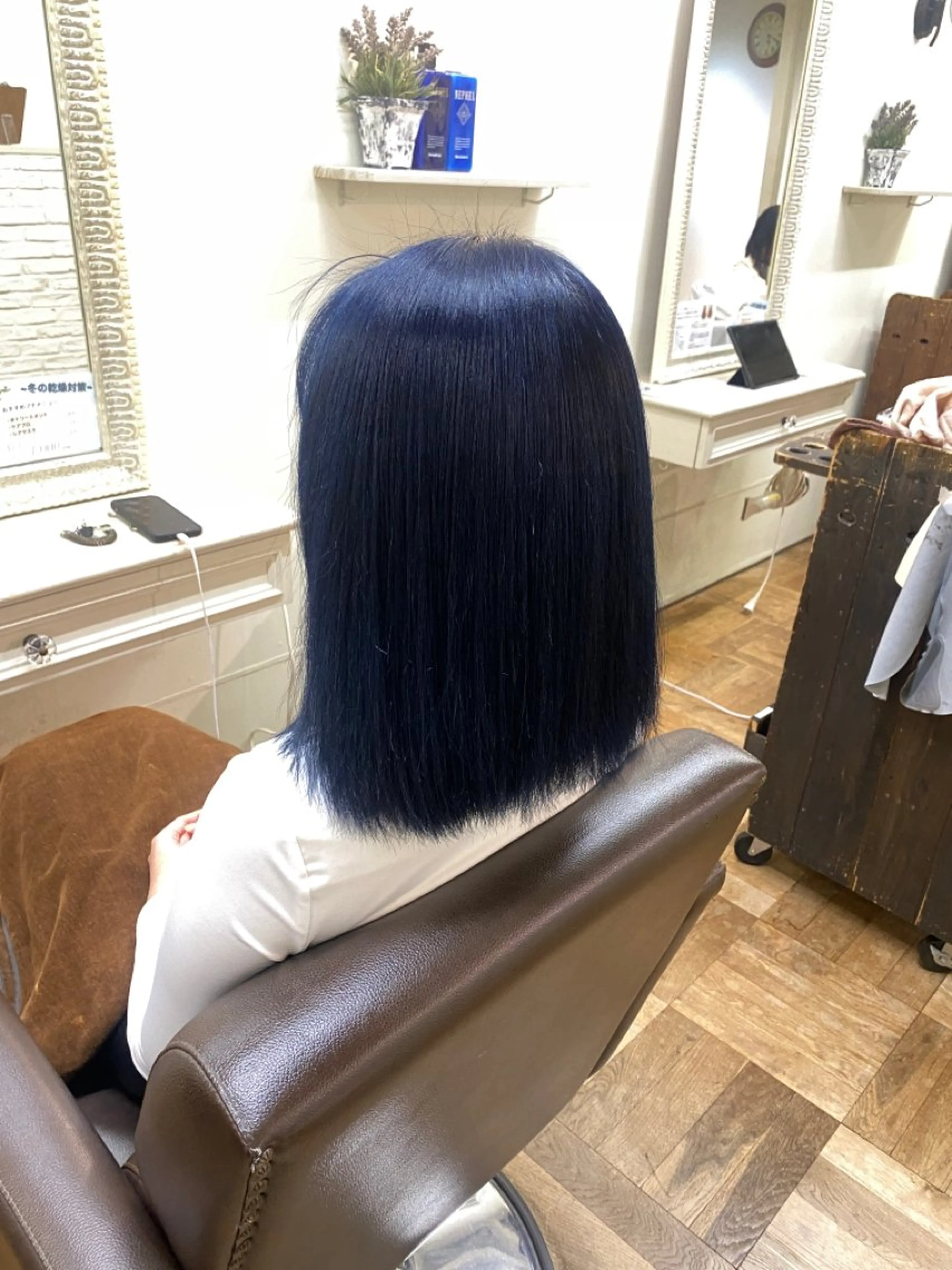 ミディアム ヘアカラー 【nui 茨木】 原田美紅のヘアスタイル