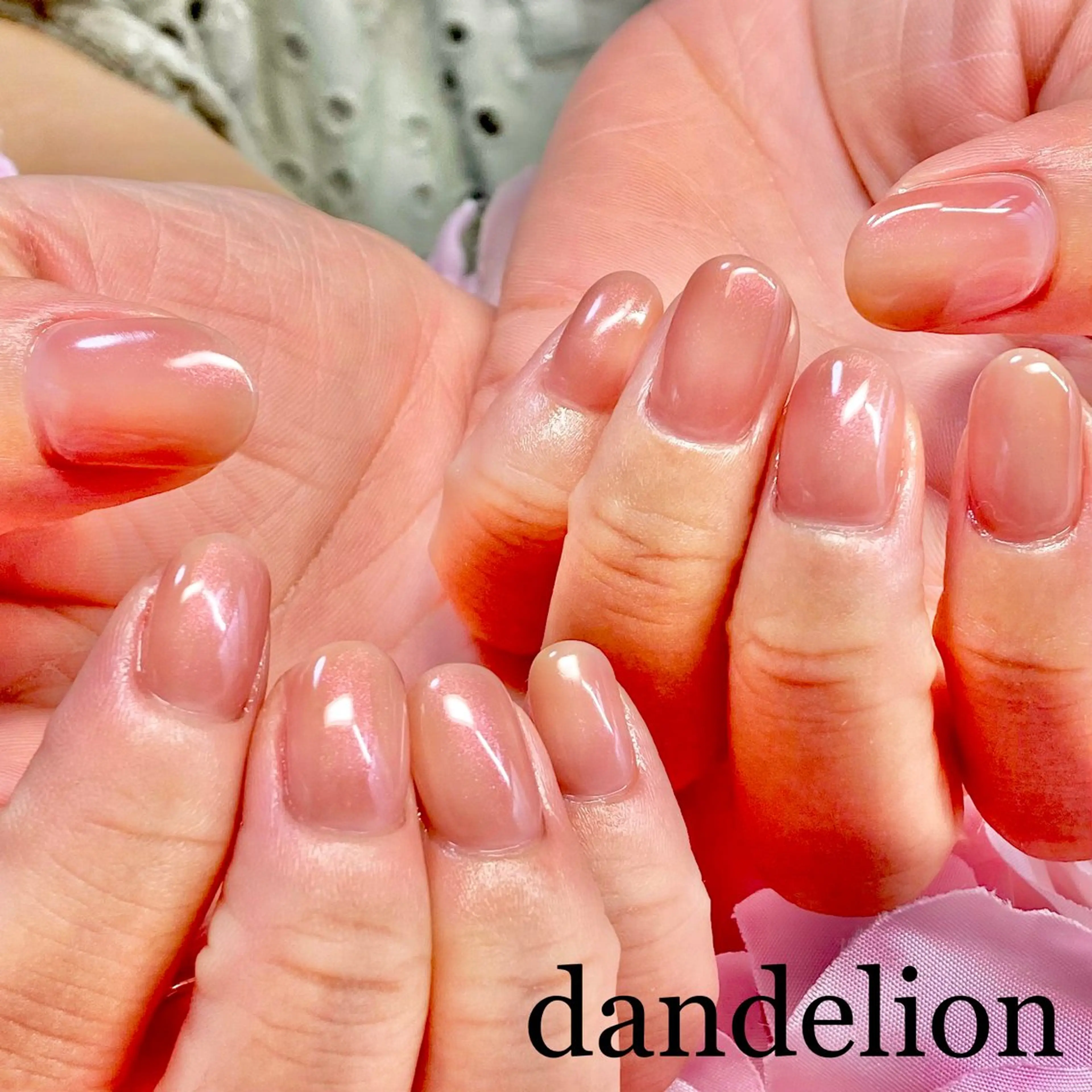 ネイル ハンドネイル ハンドケア dandelion ダンデライオンのネイルデザイン