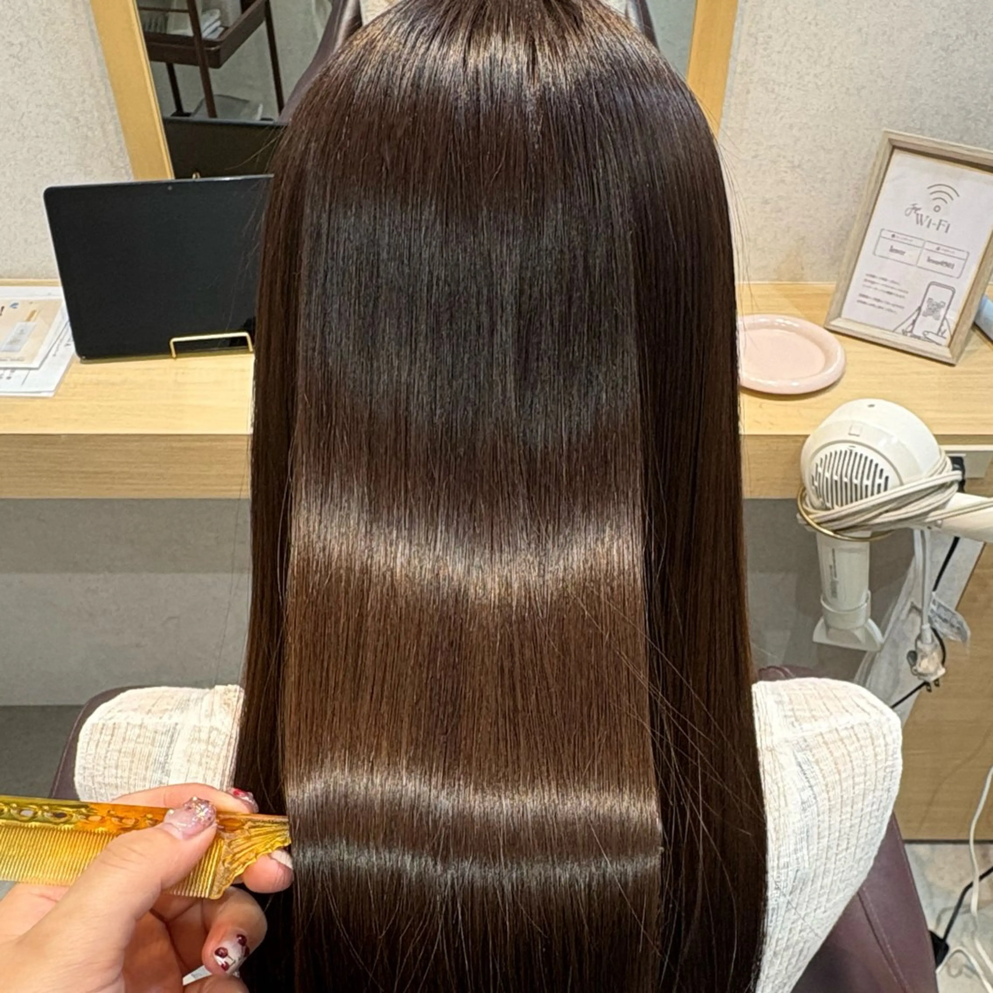 ロング カラー パーマ 透明感/チョコカラー 💍TAMA💍のヘアスタイル