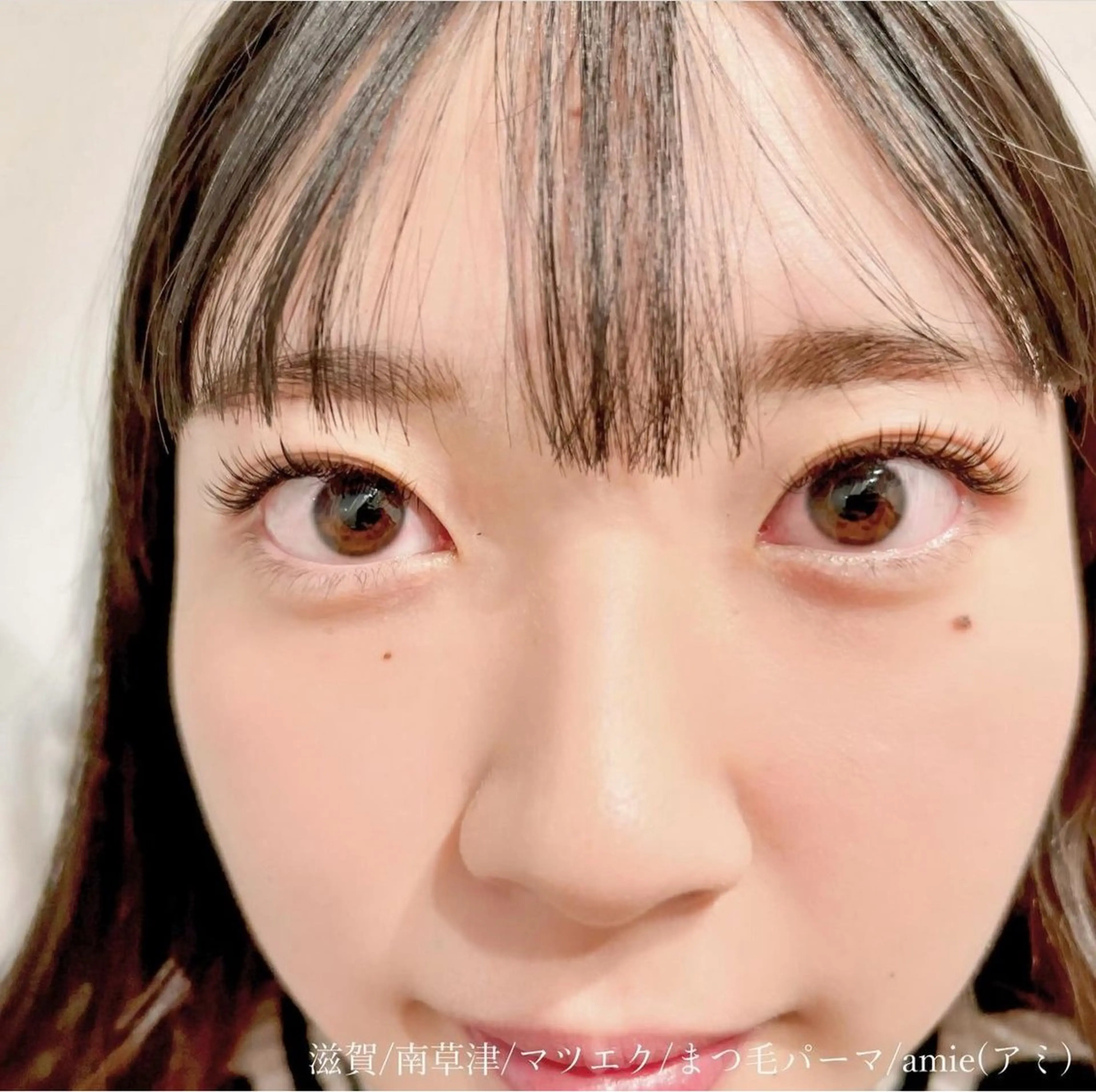 マツエク・マツパ フラットラッシュ amie eyelashのマツエク・マツパデザイン