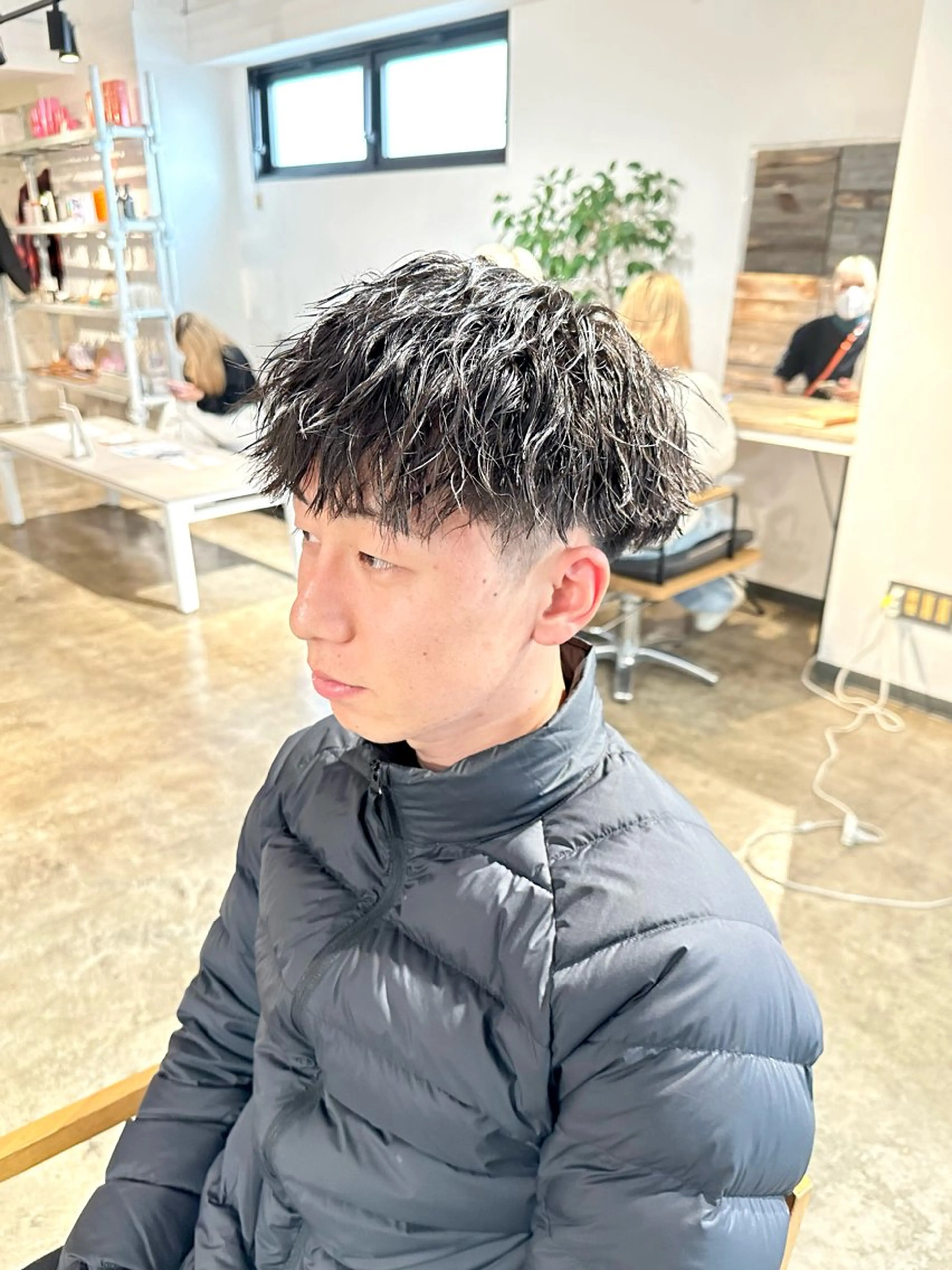 メンズ マッシュ メンズパーマ メンズツイストパーマ ツイストパーマ カット ヘアカラー パーマ トリートメント 骨格補正施術/メンズ 専門美容師/YUYAのヘアスタイル