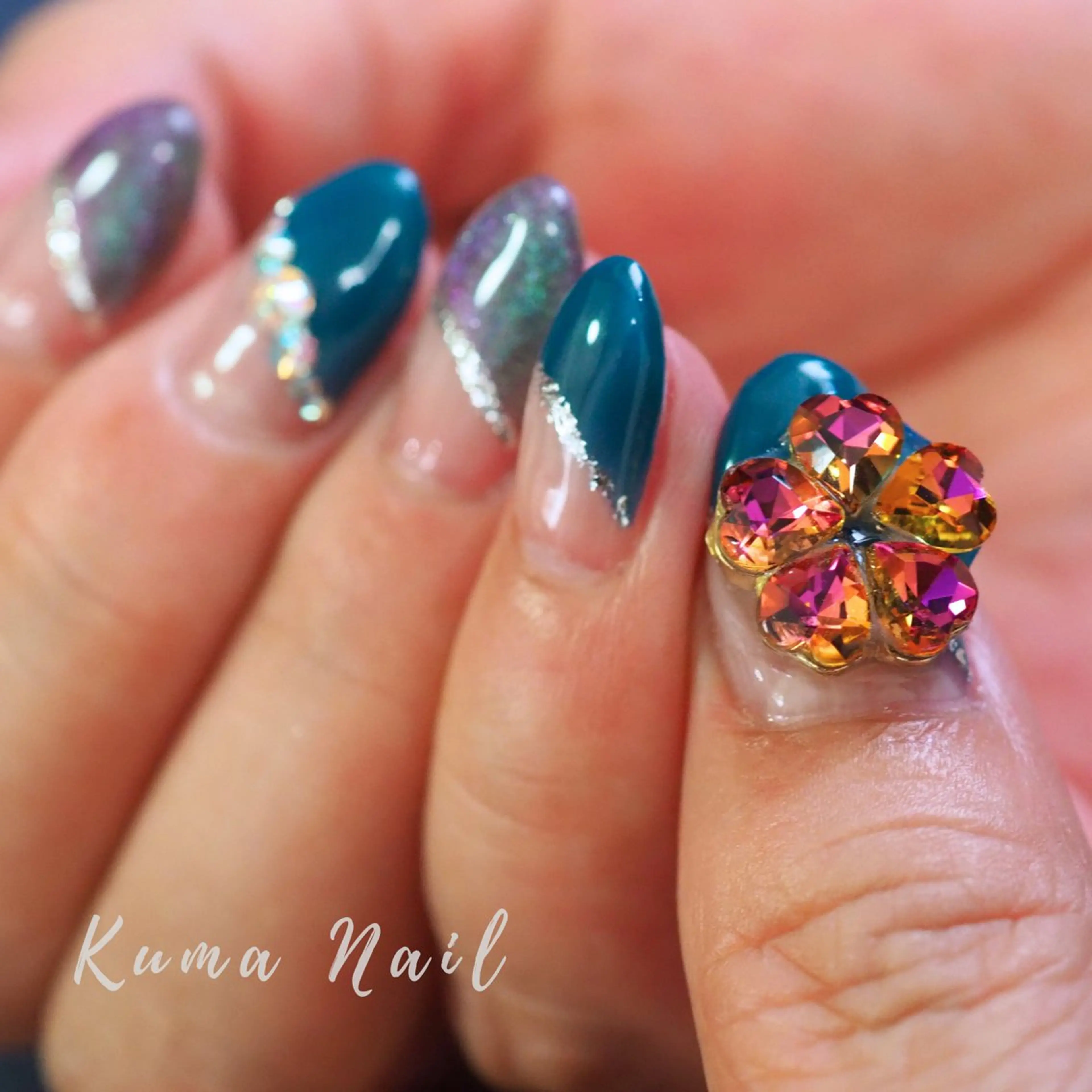ネイル フレンチネイル ハンドネイル 藤が丘ネイル Kuma Nailのネイルデザイン