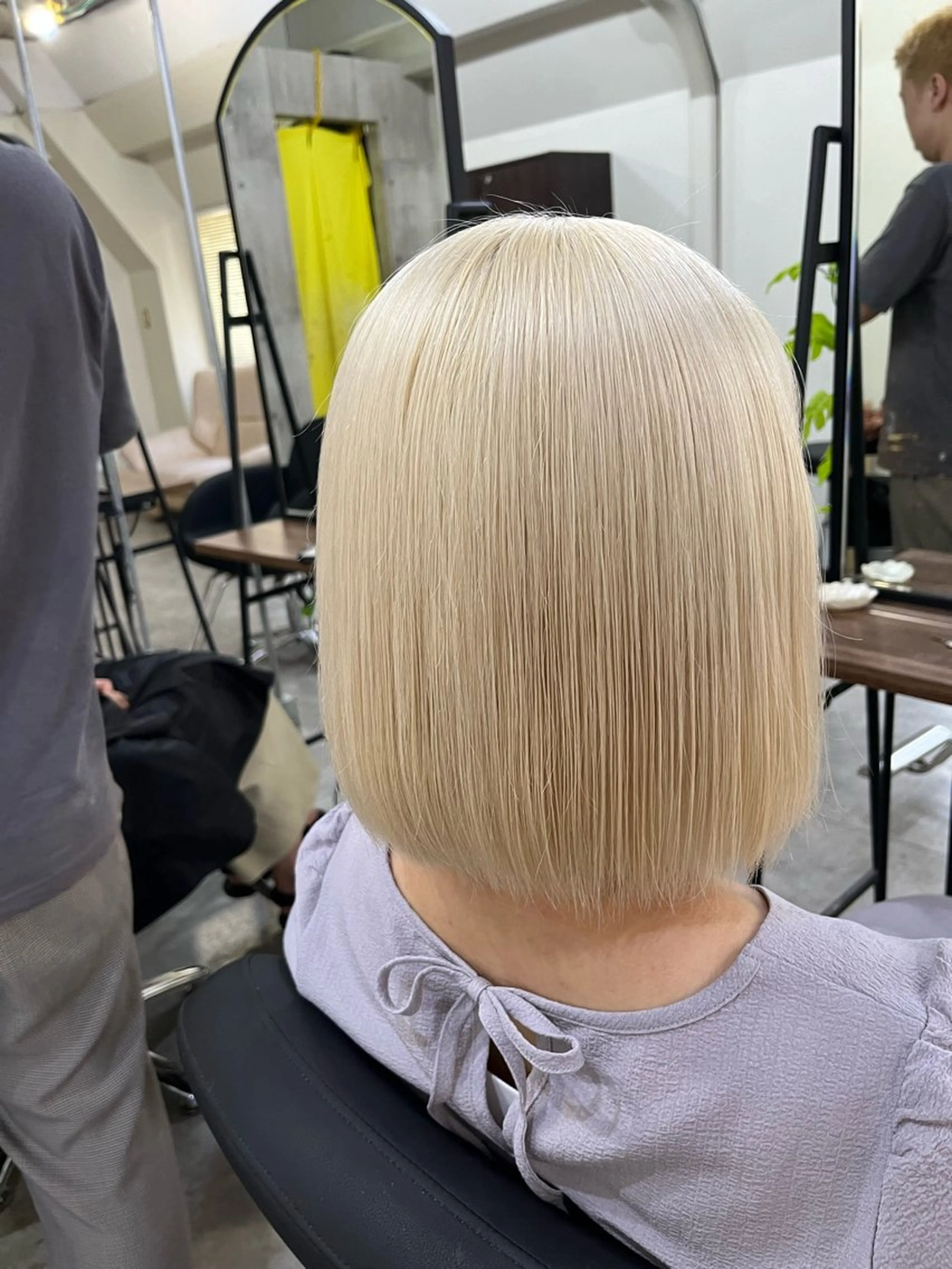 ミディアム ヘアカラー トリートメント &mirai MISUZU【女性】のヘアスタイル