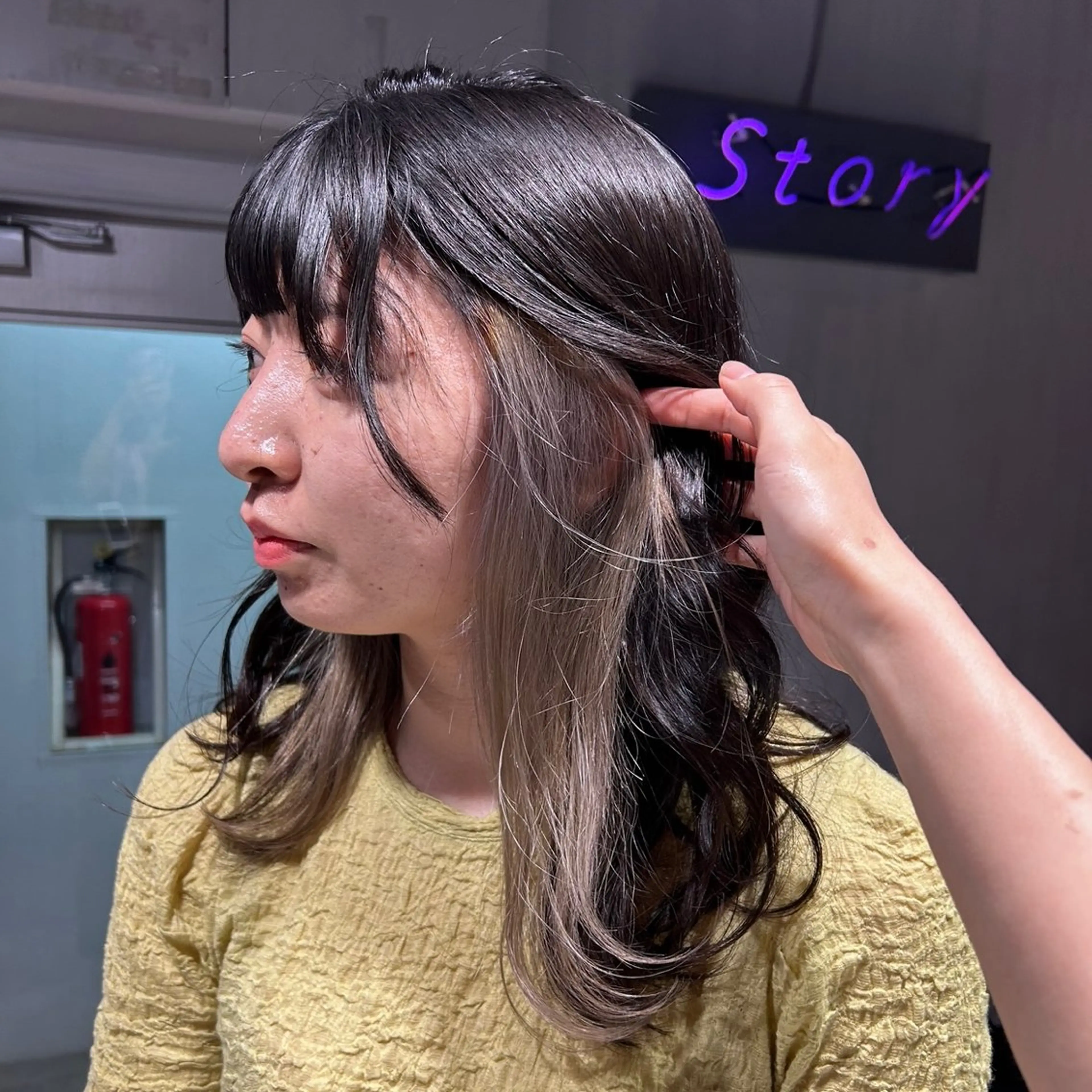 ロング カット レイヤーStyle 🩵菜々実のヘアスタイル