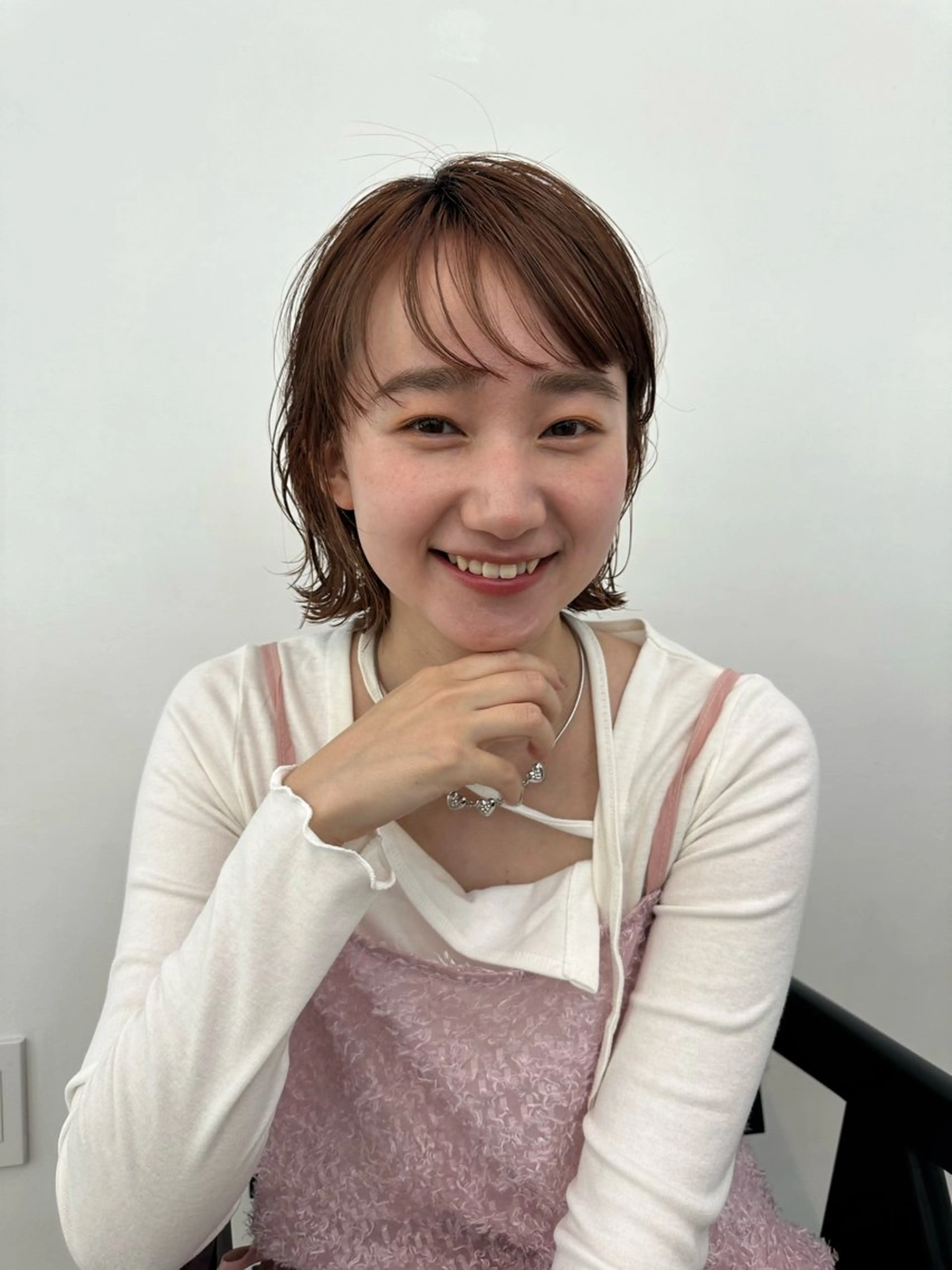 ショート パーマ さとう あやかのヘアスタイル