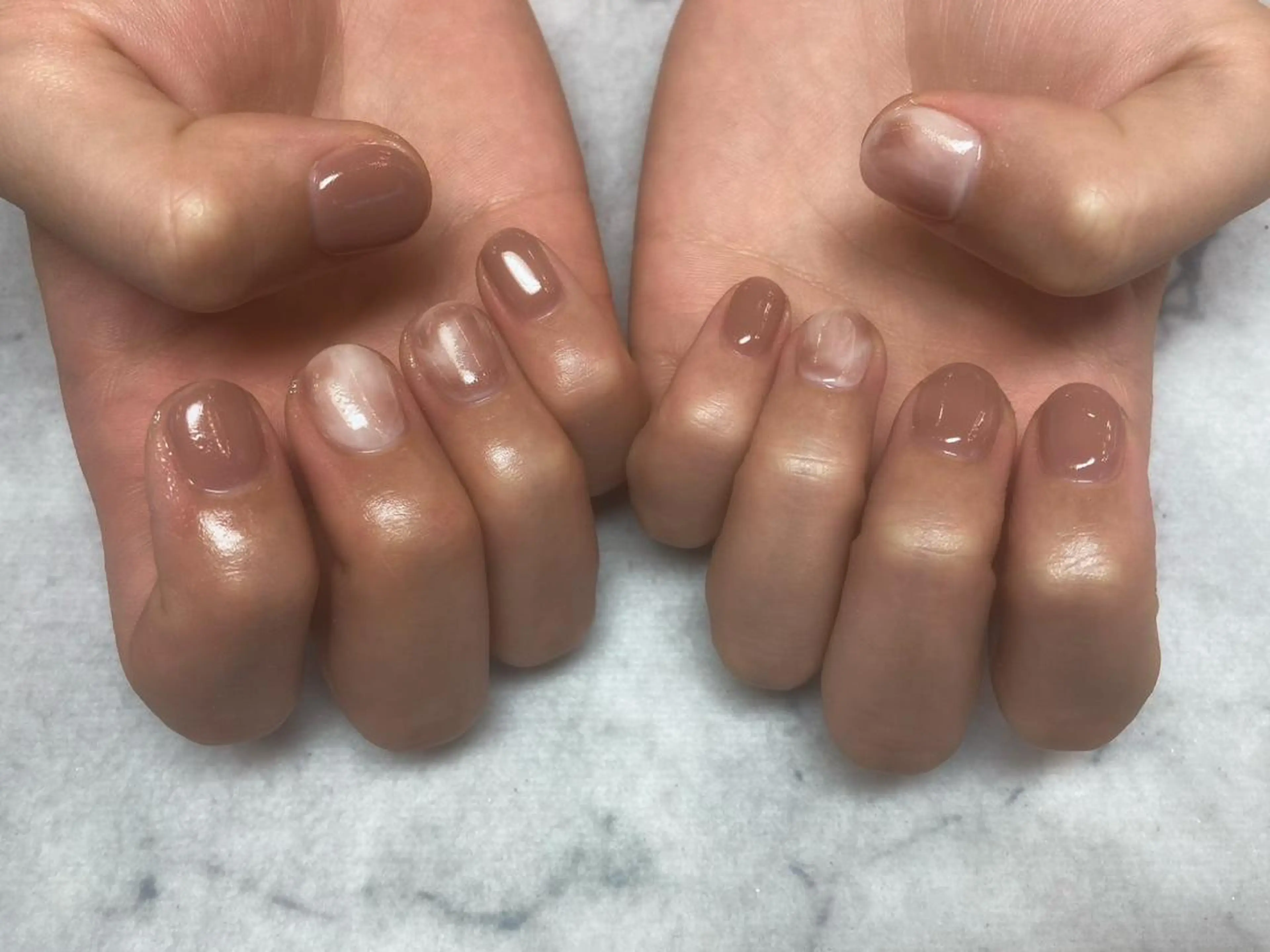 ネイル ネイルリボン 受付スタッフのネイルデザイン