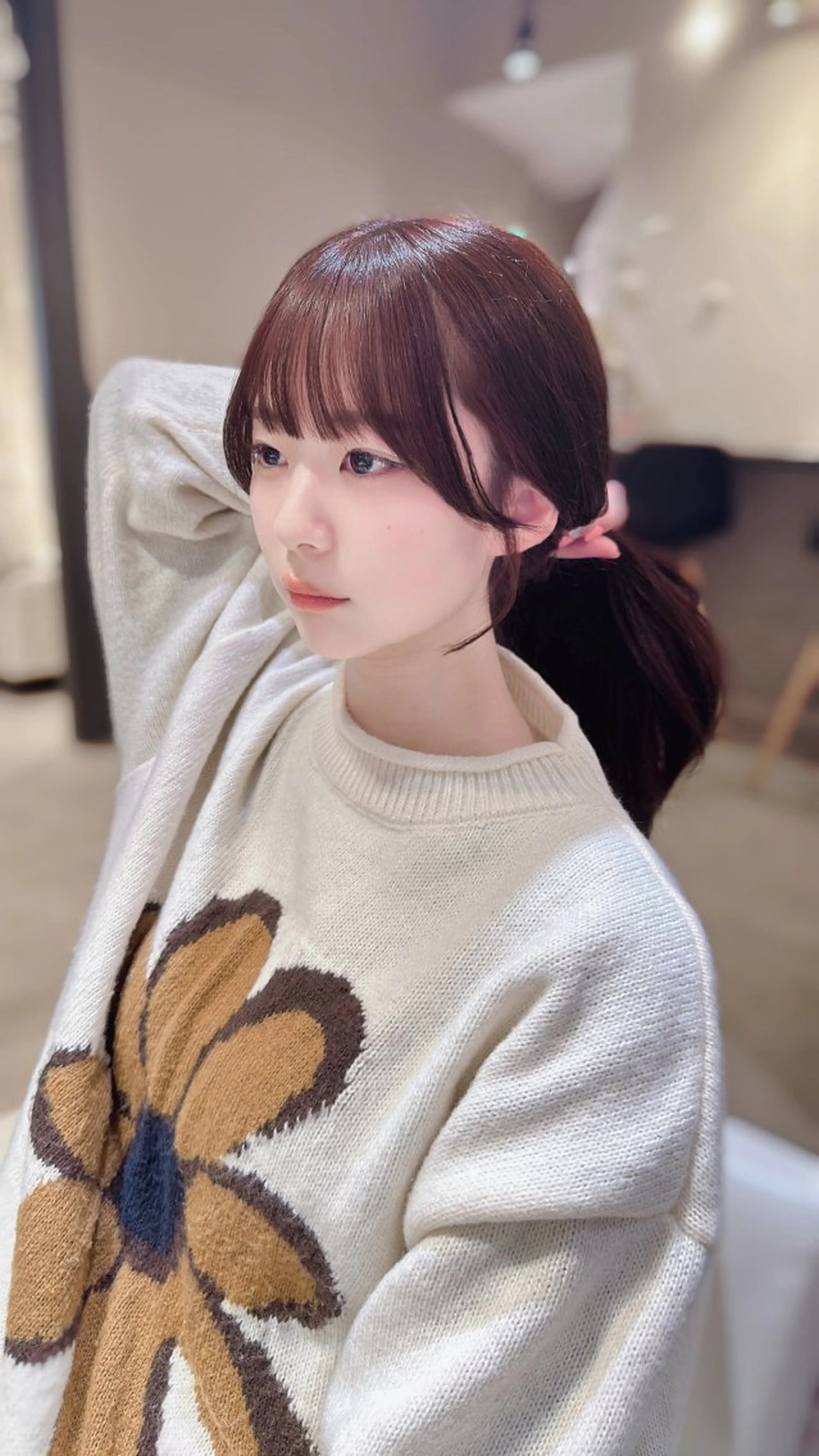 ロング カラー 平尾 樹里のヘアスタイル