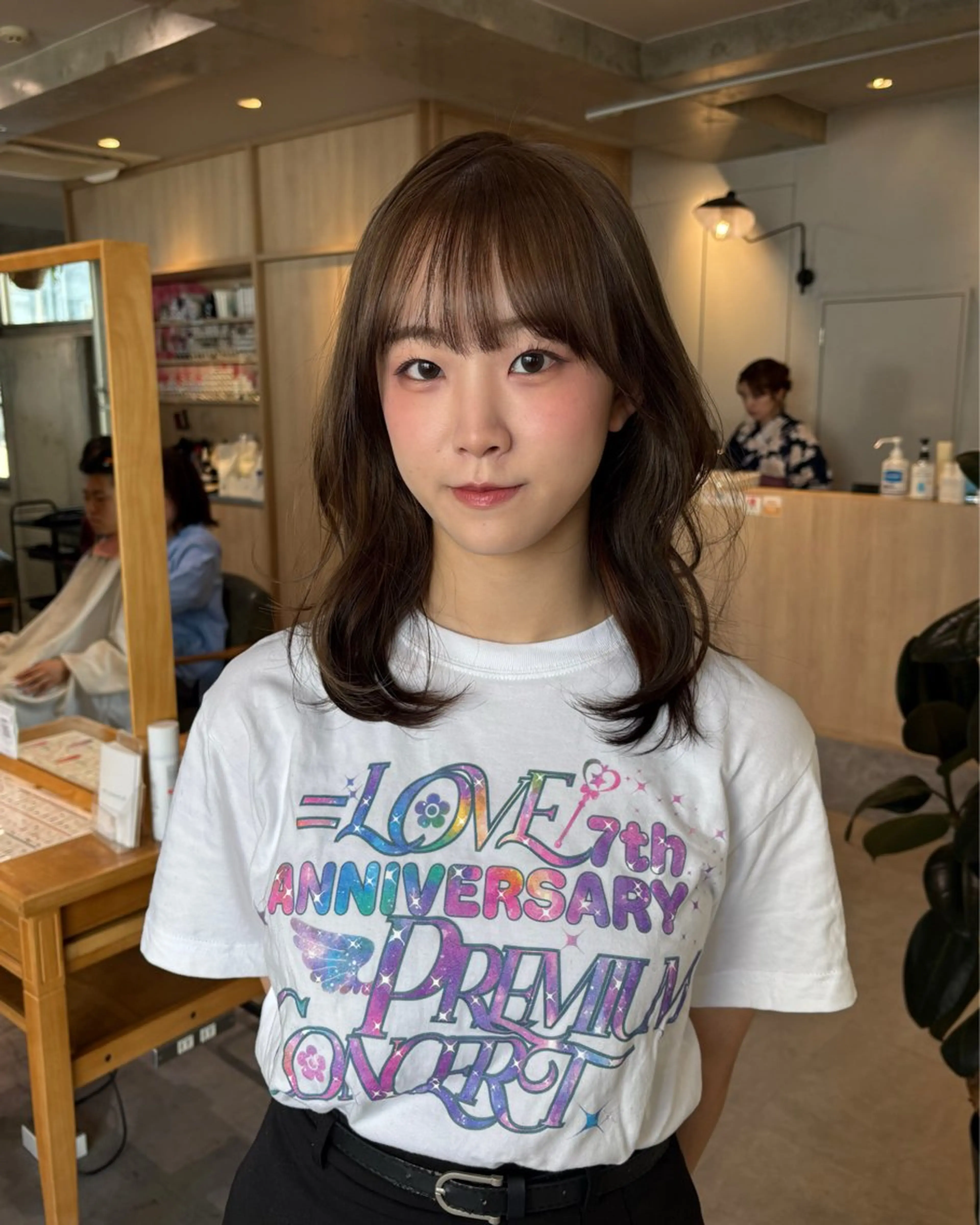 ミディアム 韓国レイヤー/艶髪 /miyu🩰🎀のヘアスタイル