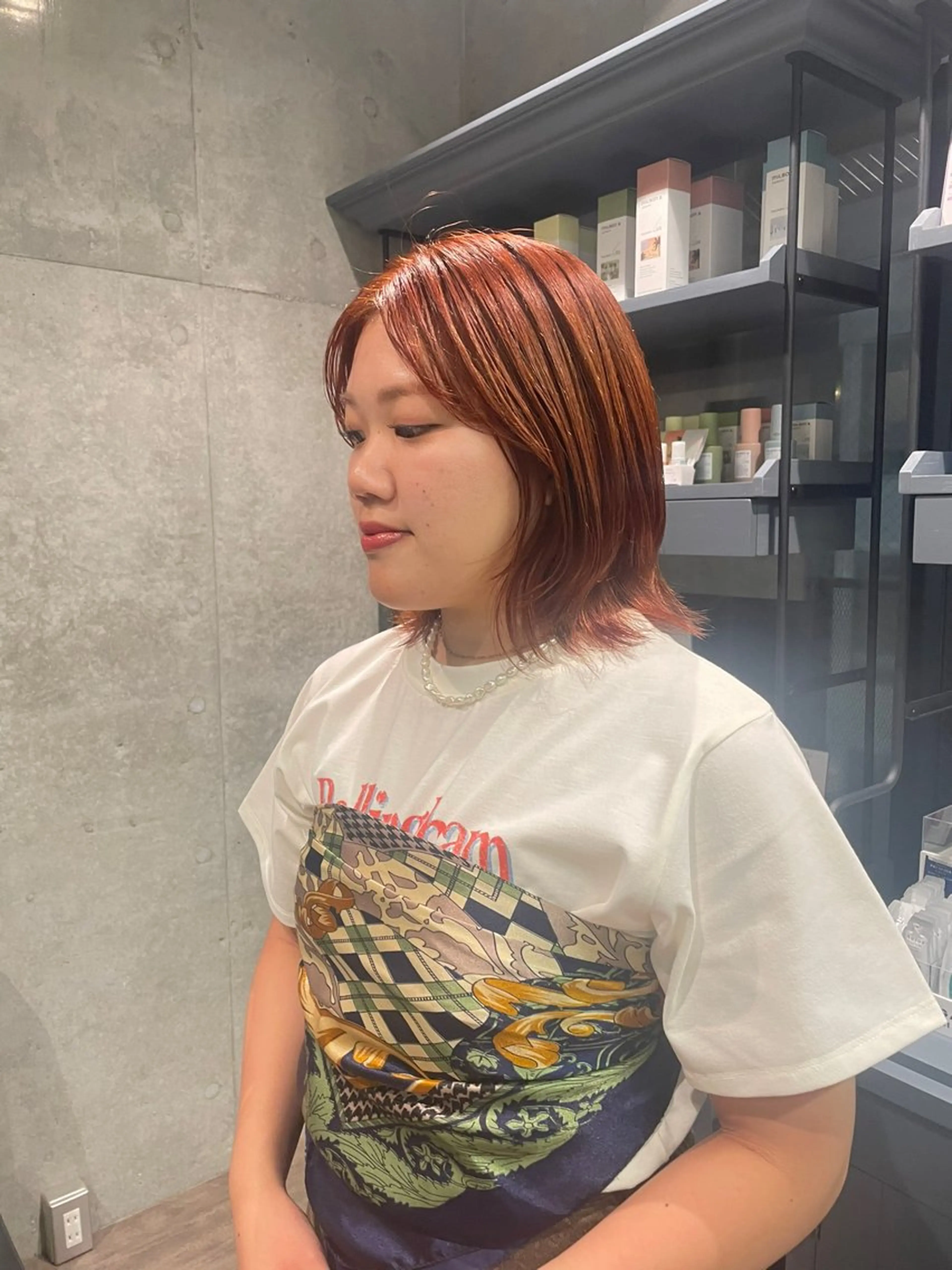 ミディアム PANOLA下北沢 中川夢菜のヘアスタイル