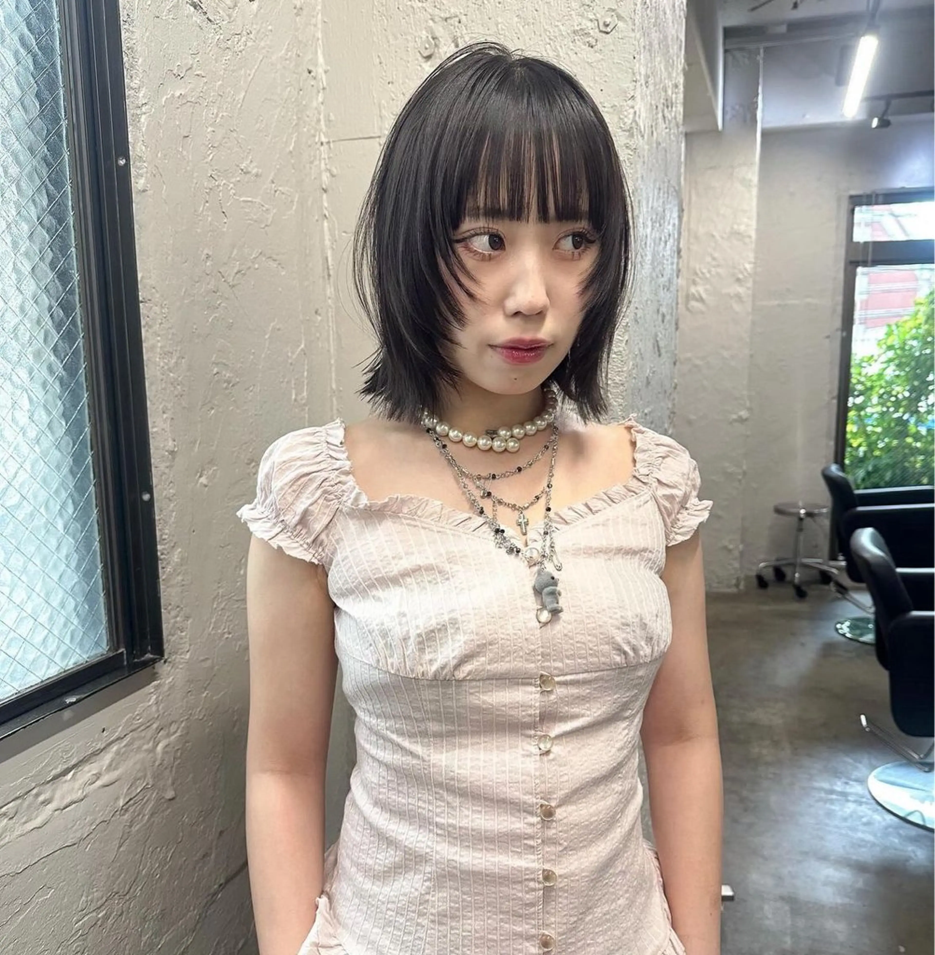 ショート 顔周りカット 似合わせカット ボブ/顔周りレイヤー 似合わせcut🪽のヘアスタイル