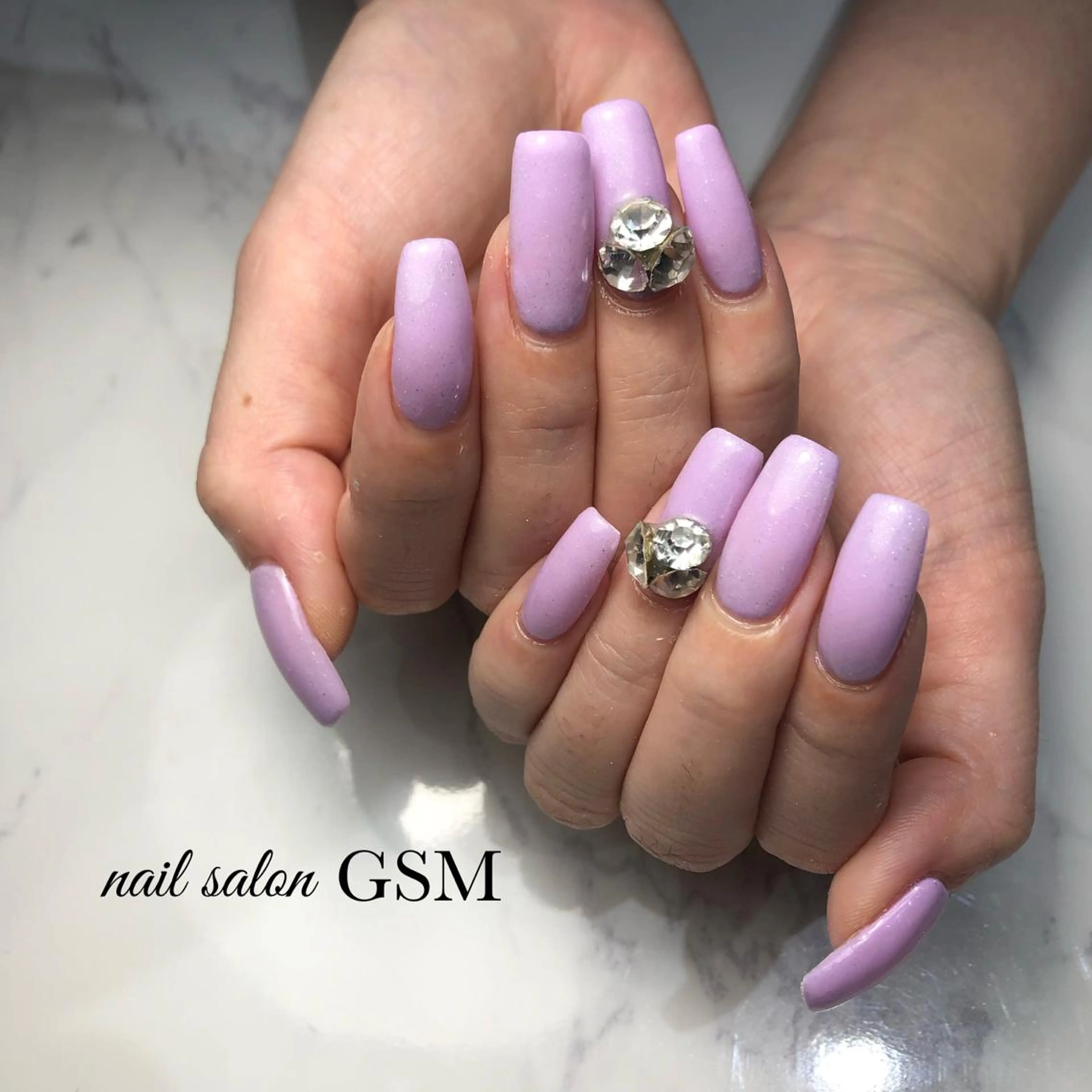ネイル ワンカラーネイル nail salon GSMのネイルデザイン