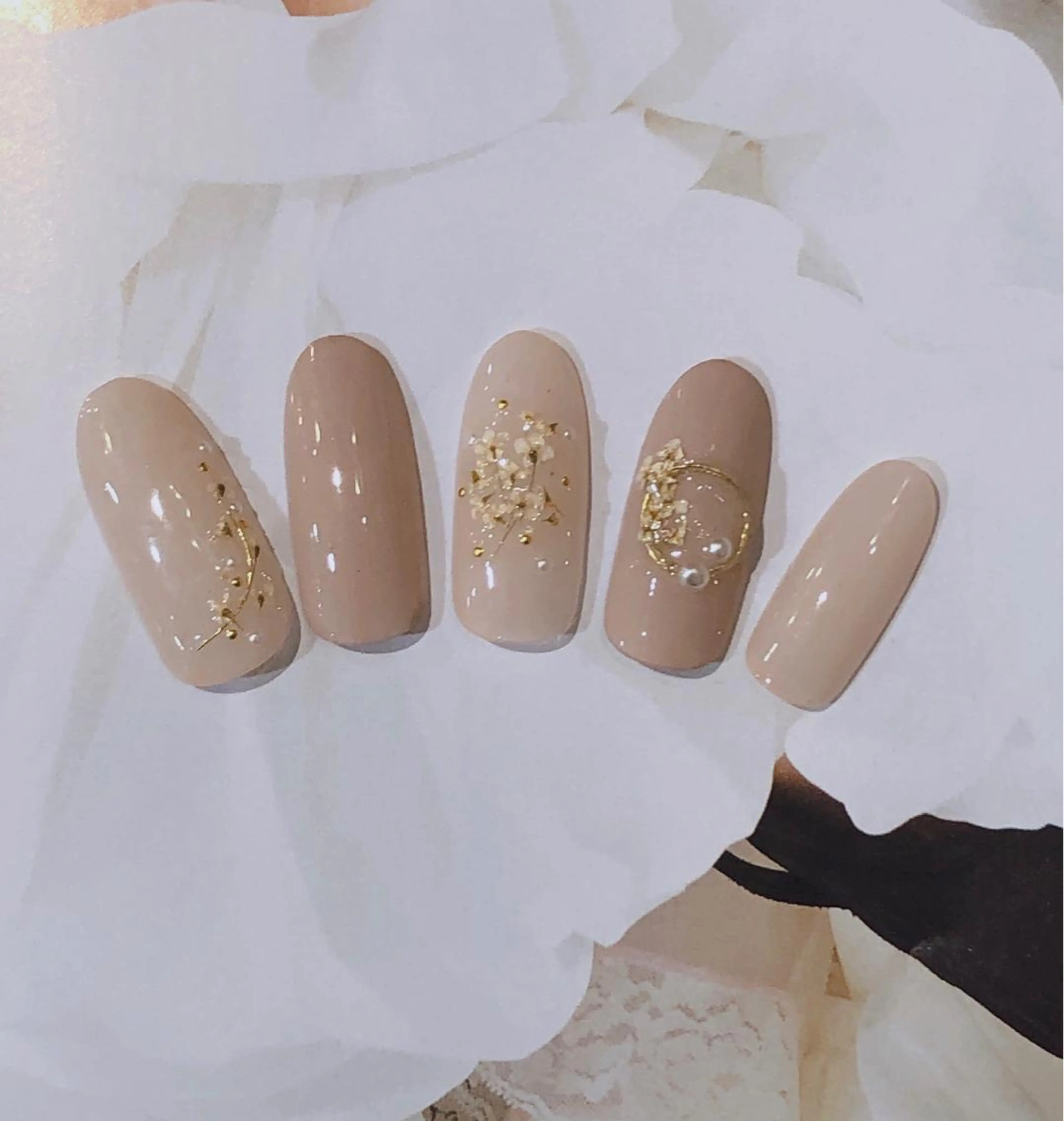 ネイル フラワーネイル シンプルネイル CITRON NAIL💅練習生のネイルデザイン