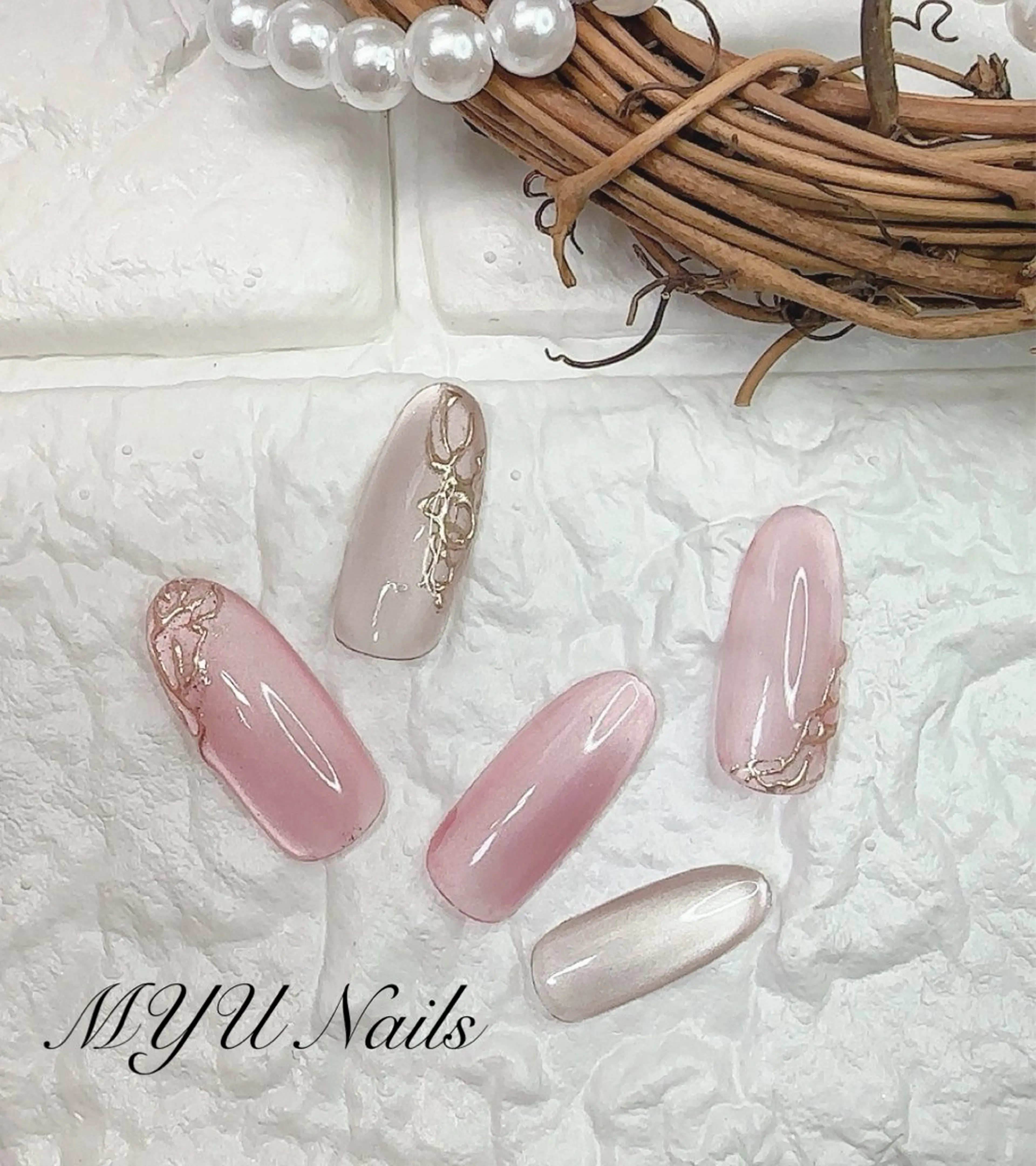 ネイル ジェルネイル マグネットネイル ハンドネイル MYU Nails所属・ニュアンスネイル🌈 MYU Nailsのネイルデザイン