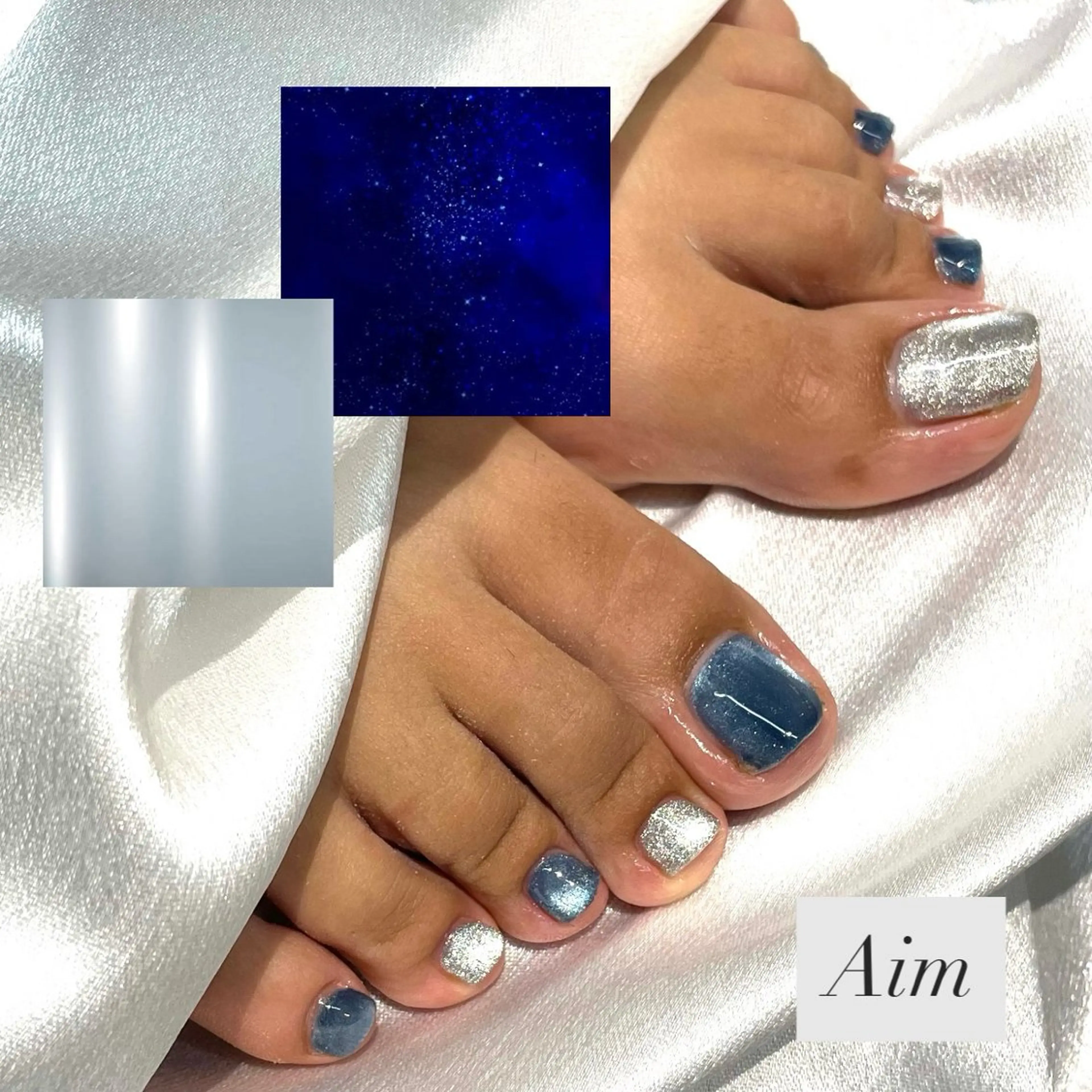 ネイル フットネイル ネイルサロンAim河原町[ヘアセット　ヘアエクステ　着付　専門店]所属・Aim🌿 kanaのネイルデザイン