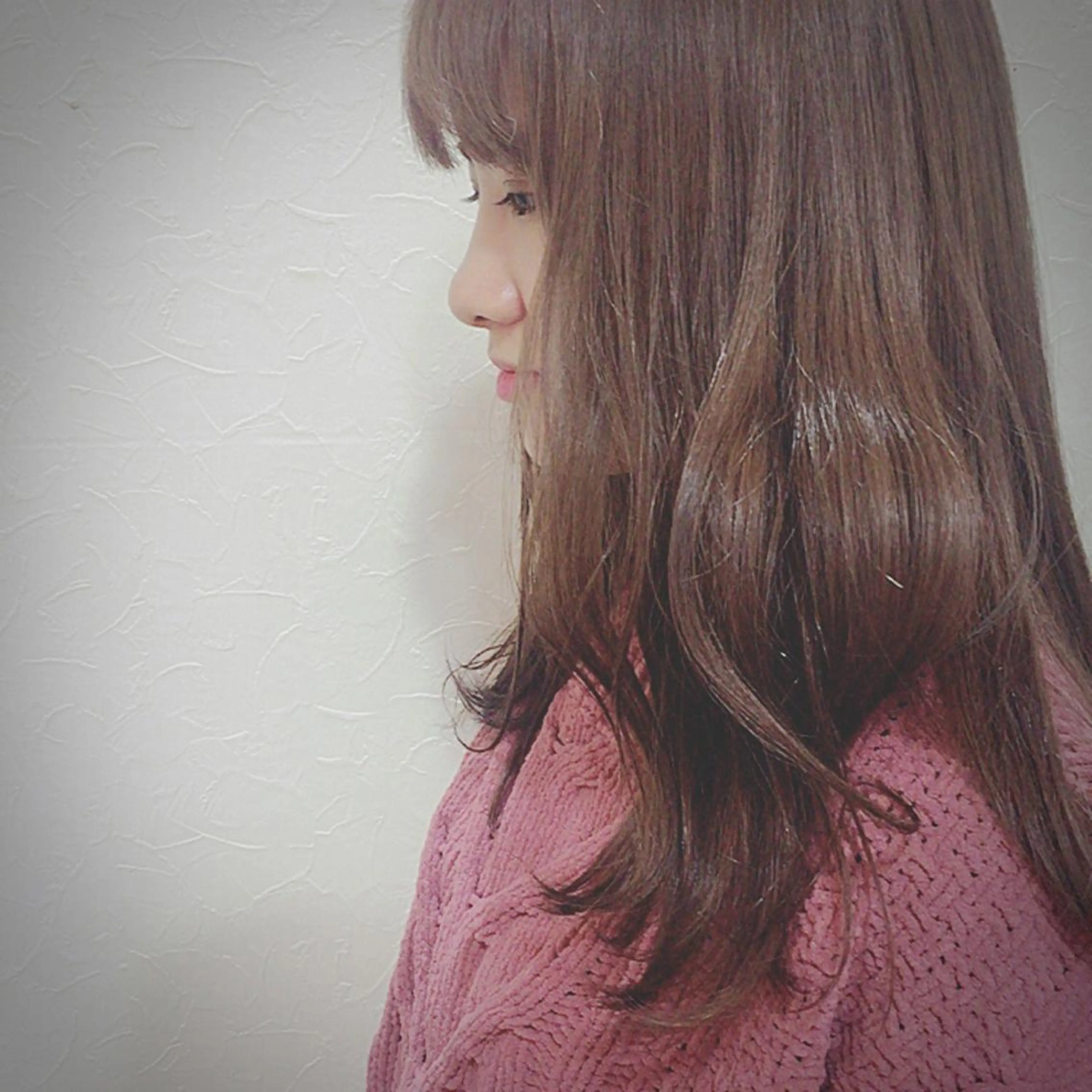 ロング カラー 奥野 紗弓のヘアスタイル