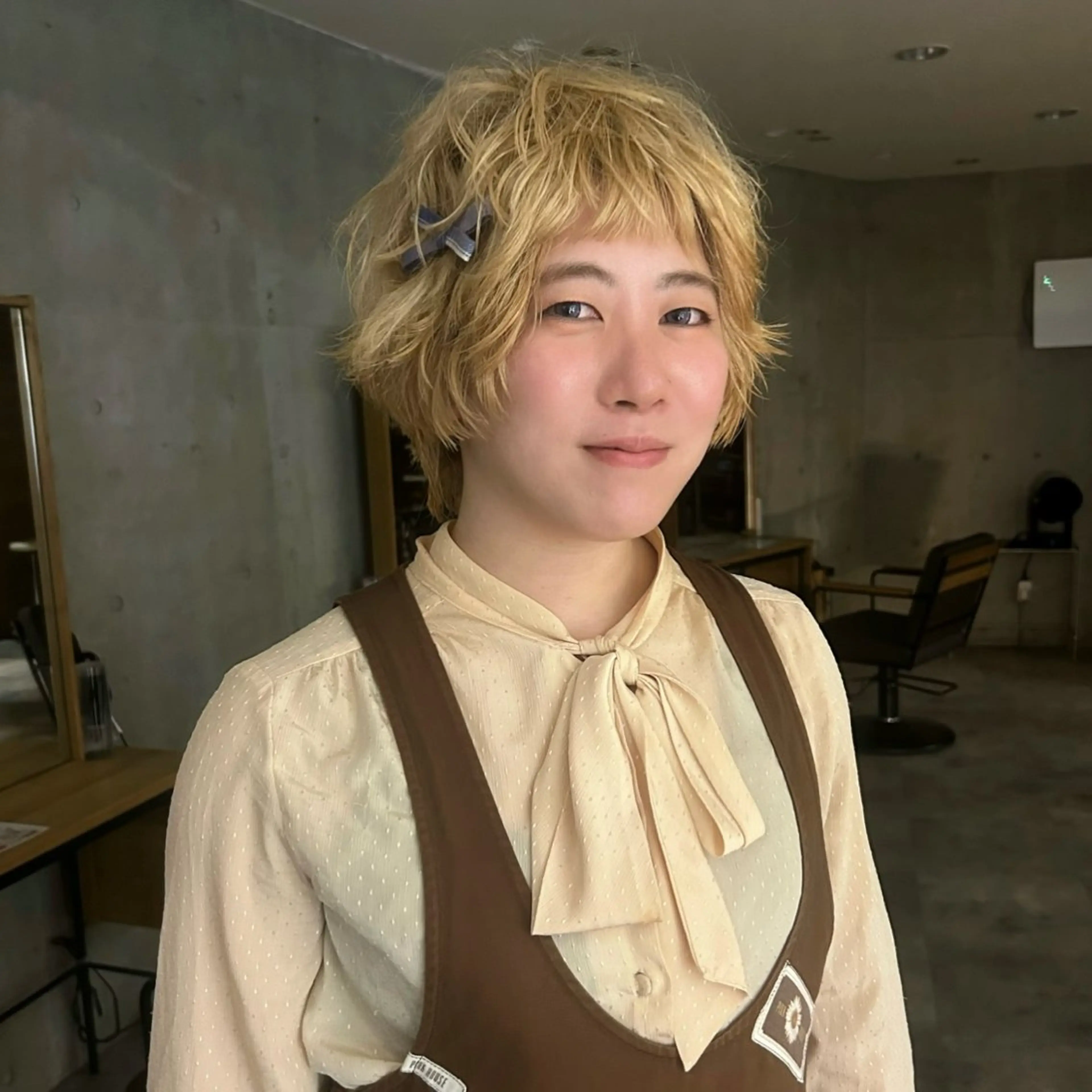 ショート パーマ カット パーマ ユメナ ̖́-のヘアスタイル
