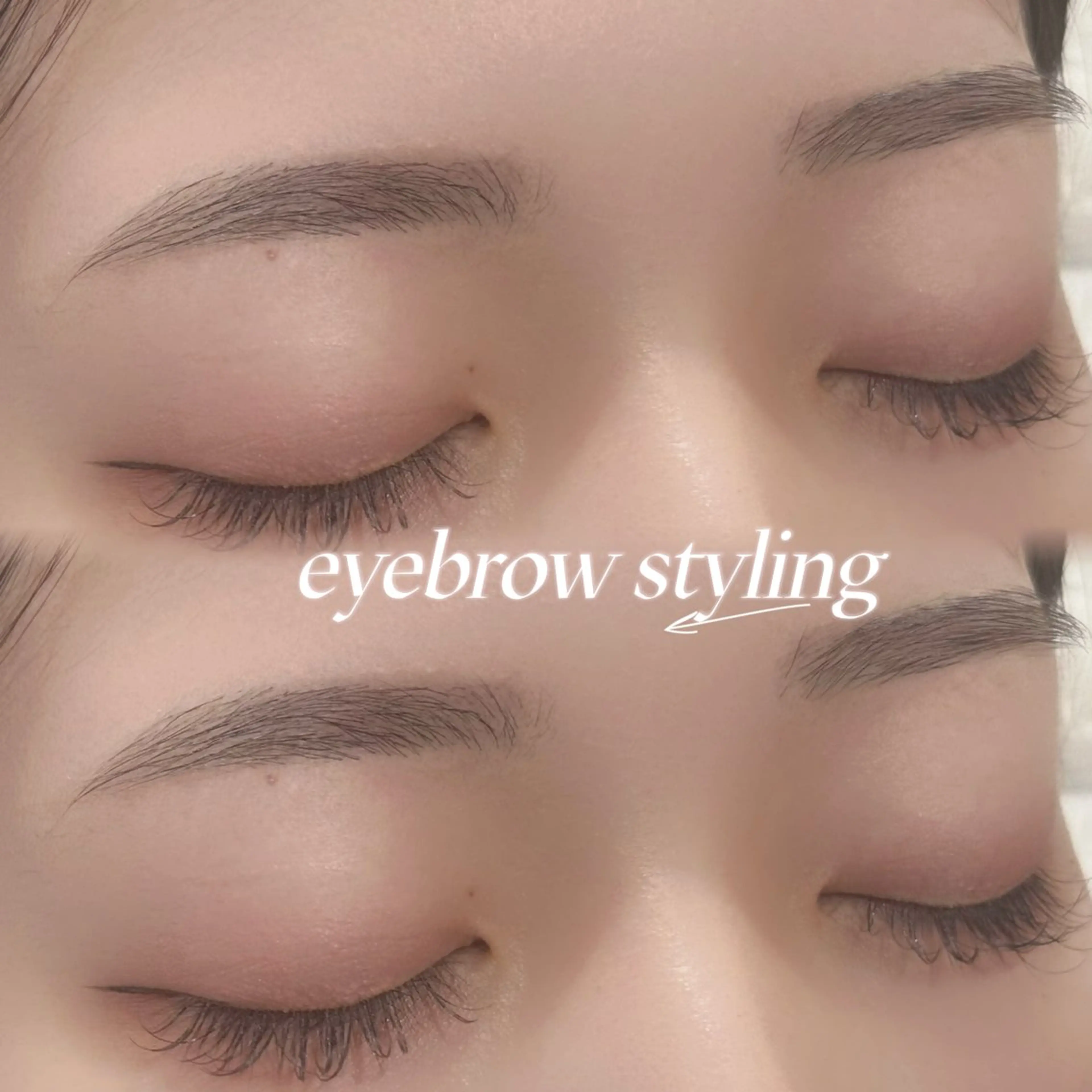 【レディース限定🚺】美眉スタイリング🌕(wax +間引き +メイク付き💄🤍)の写真